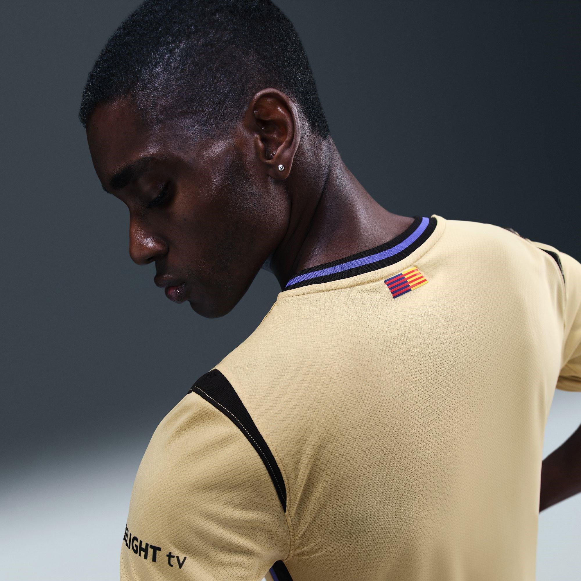 Or/Violet - Nike - Barcelona Away Shirt 2025 2026 Adults - 12