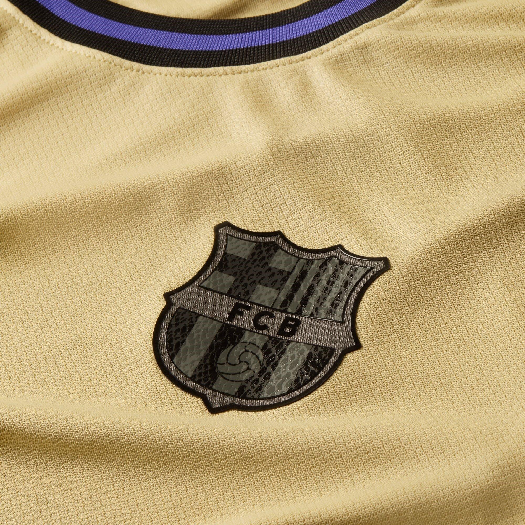 Or/Violet - Nike - Barcelona Away Shirt 2025 2026 Adults - 10