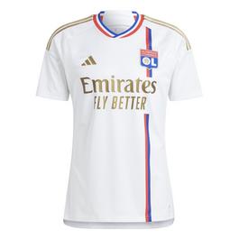 adidas Olympique Lyon Home Shirt 2023 2024 Adults