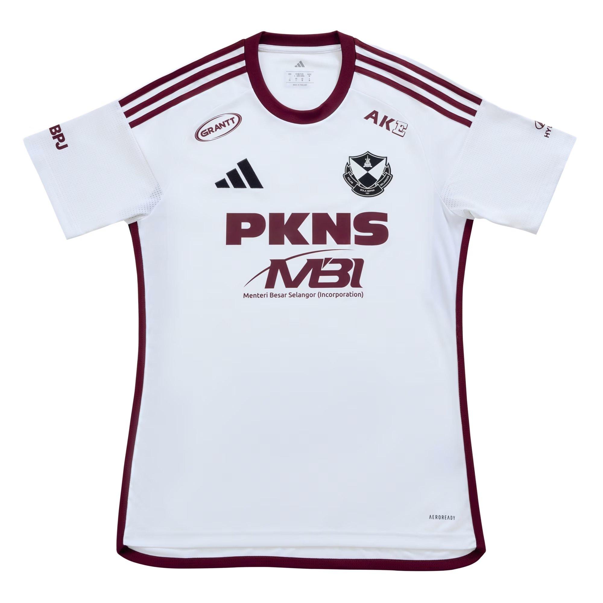 White/Maroon - adidas - Selangor FC 26/27 Away Shirt Mens - 1