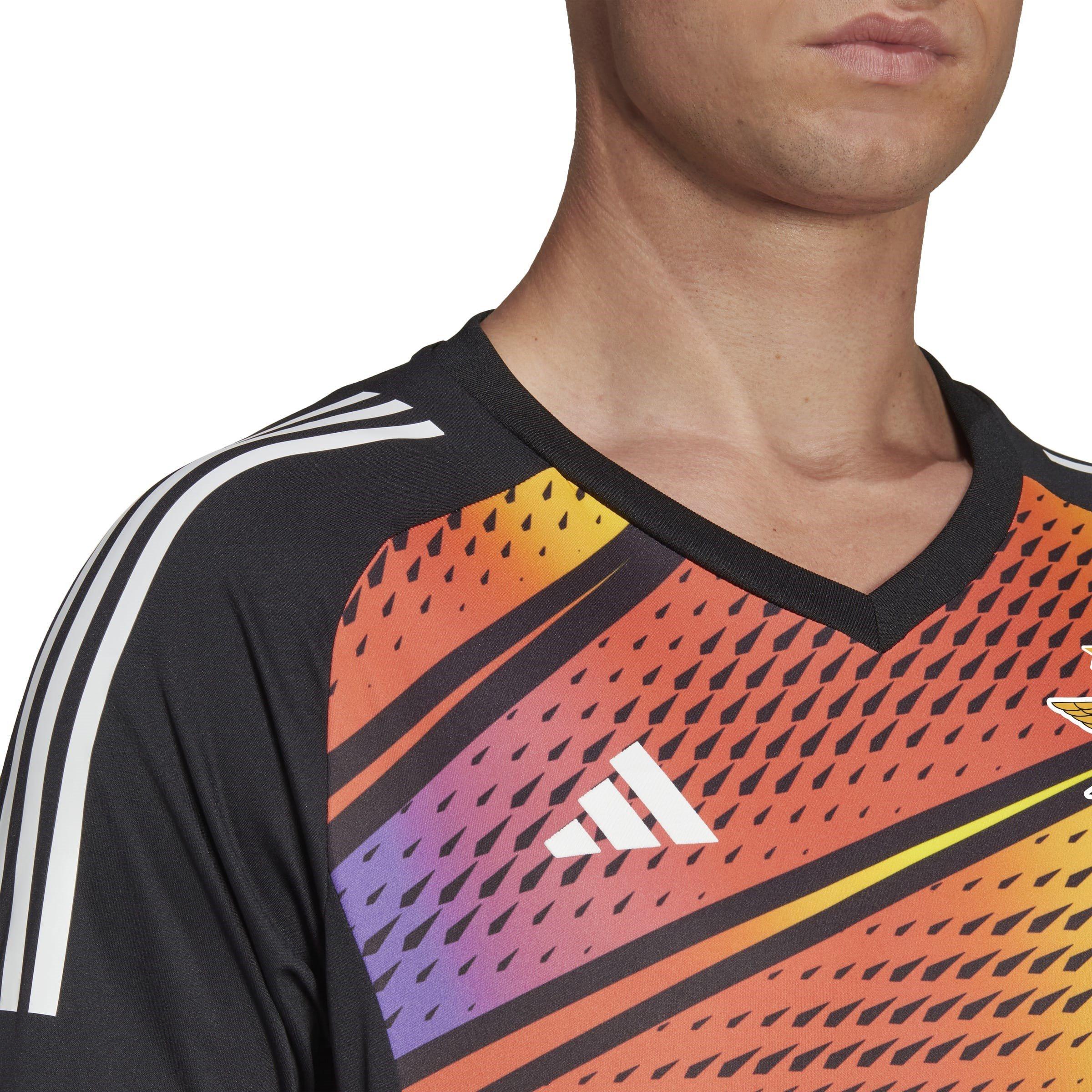 Zwart - adidas - SL Benfica Long Sleeve Pre Match Top 2023 2024 Adults - 6