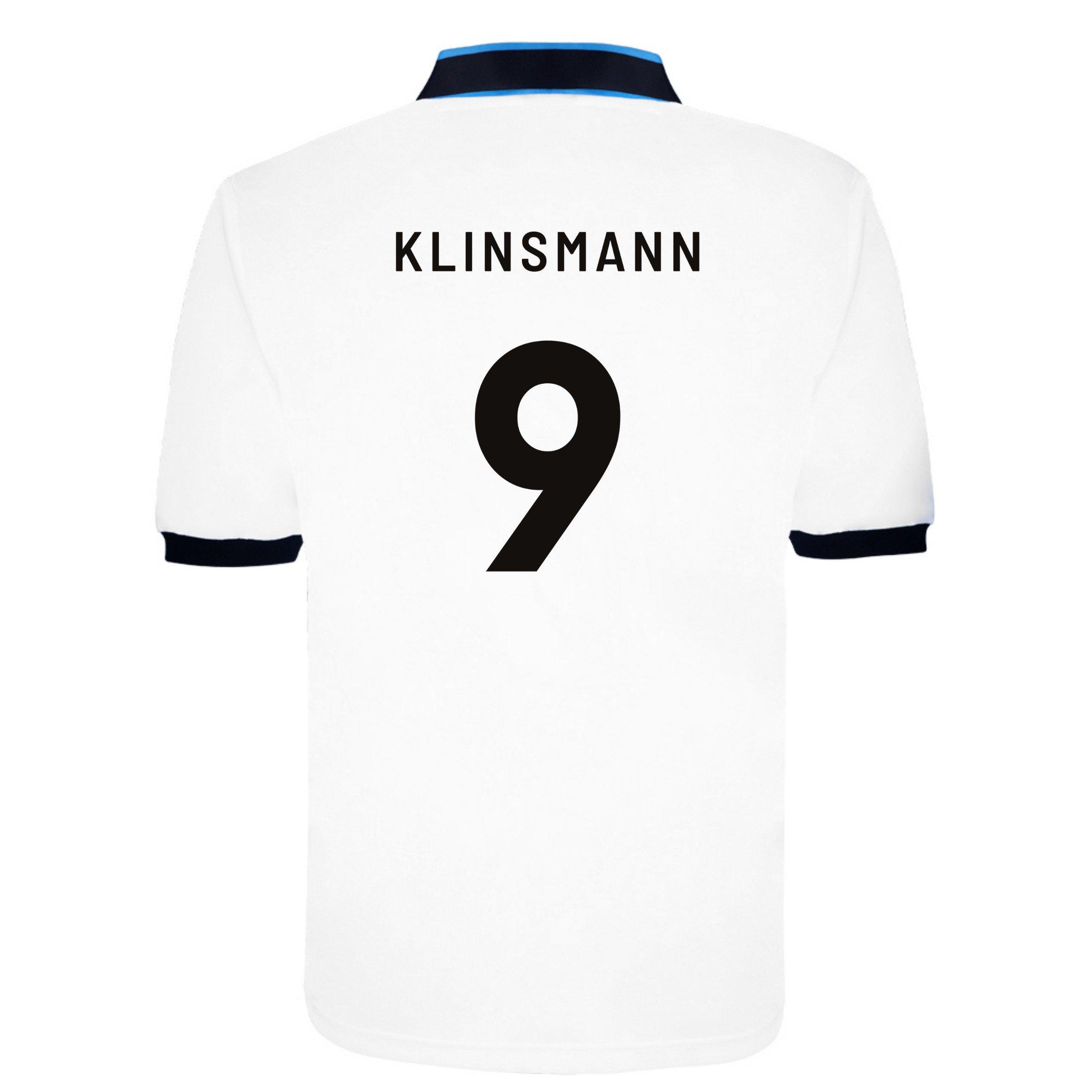 Klinsmann 9 - Score Draw - SD Klinsmann Inter Milan Retro Away Shirt 1989 1990 Adults - 1