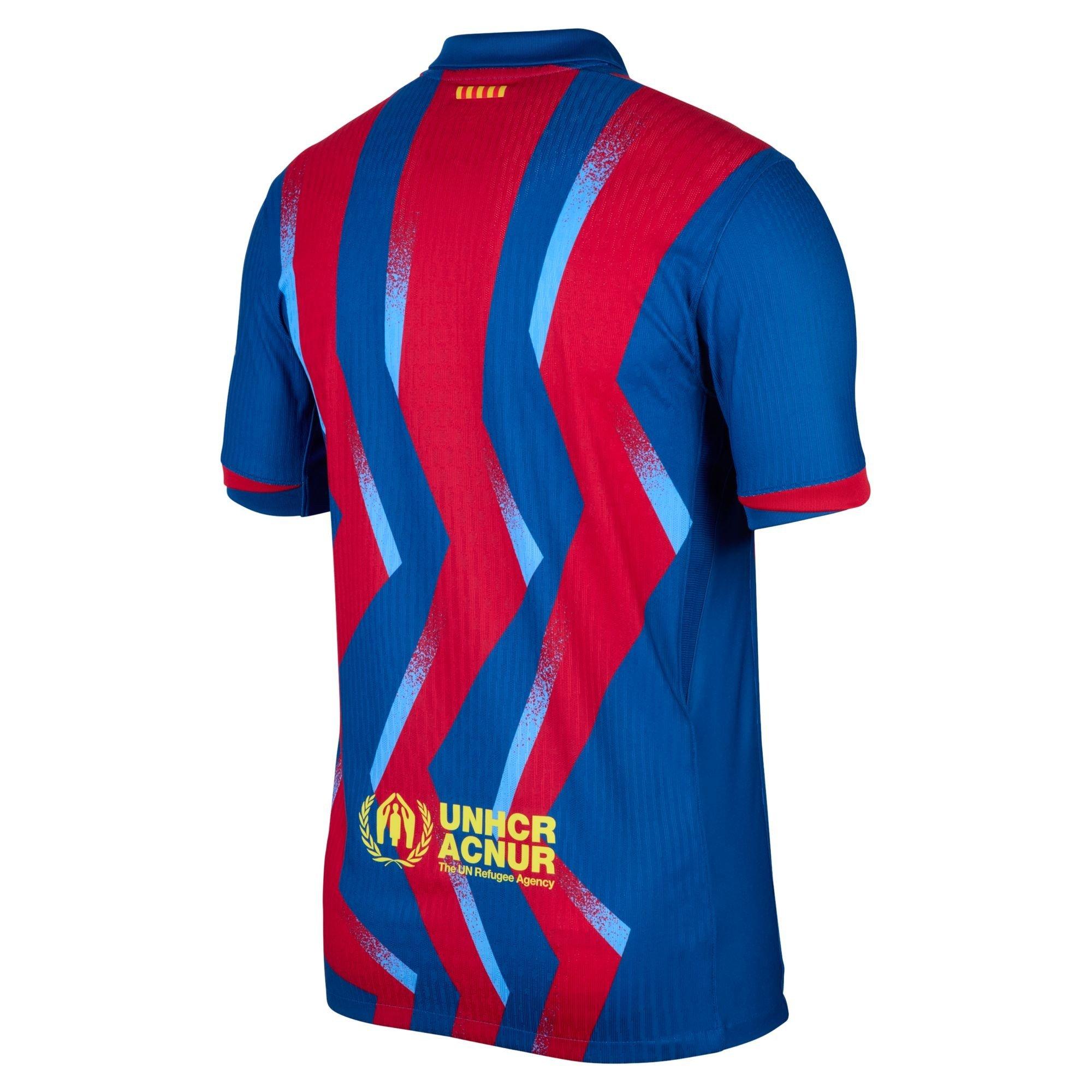 Blue/ Yellow - Nike - Barcelona Authentic Fourth Shirt 25/26 Mens - 2