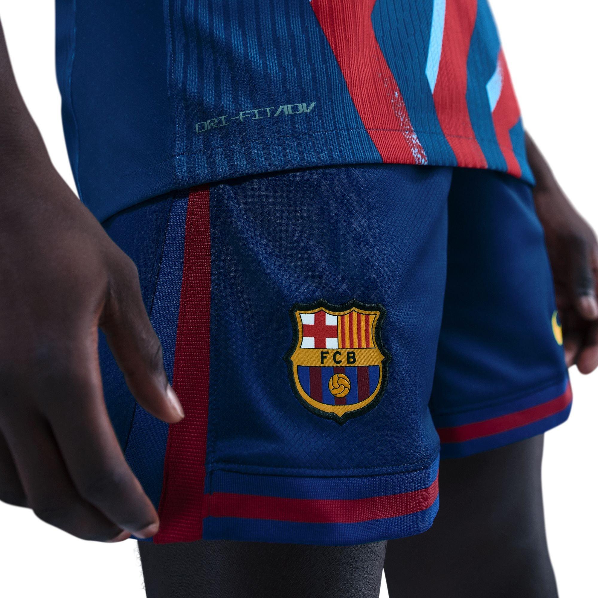 Blue/ Yellow - Nike - Barcelona Authentic Fourth Shirt 25/26 Mens - 9