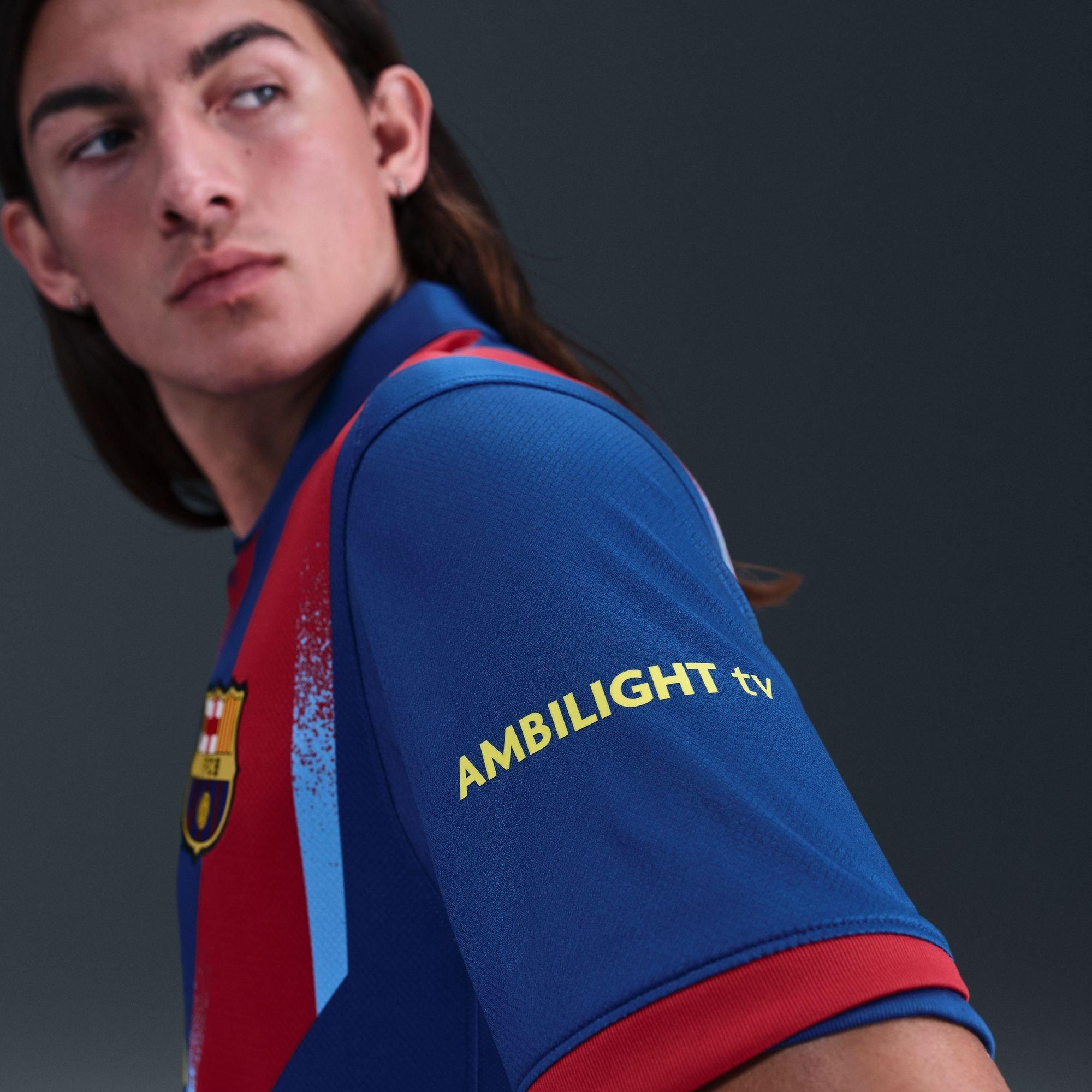 Blue/ Yellow - Nike - Barcelona Fourth Shirt 25/26 Mens - 15