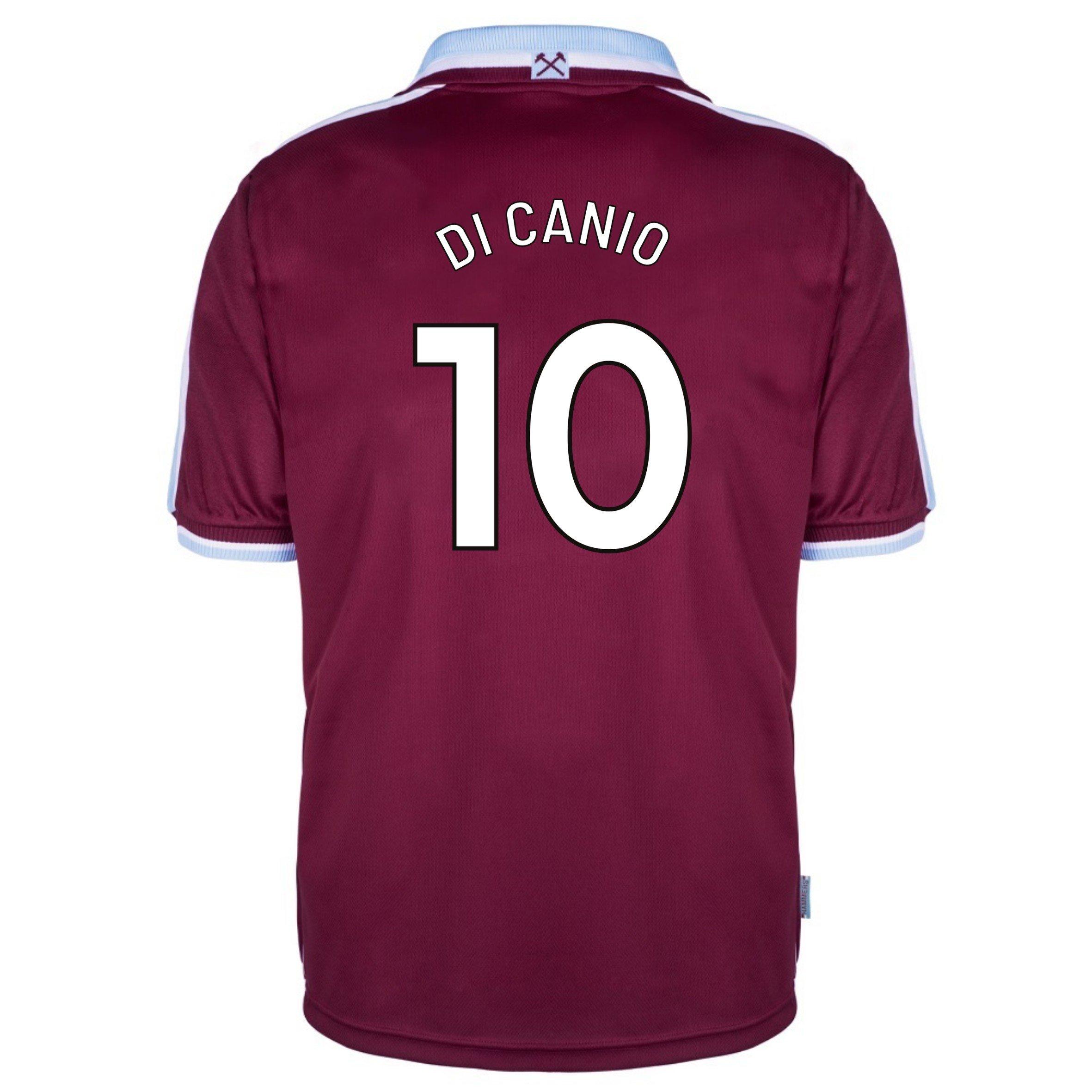 Di Canio 10 - Score Draw - SD Di Canio West Ham United Home Shirt 2000 Adults - 1