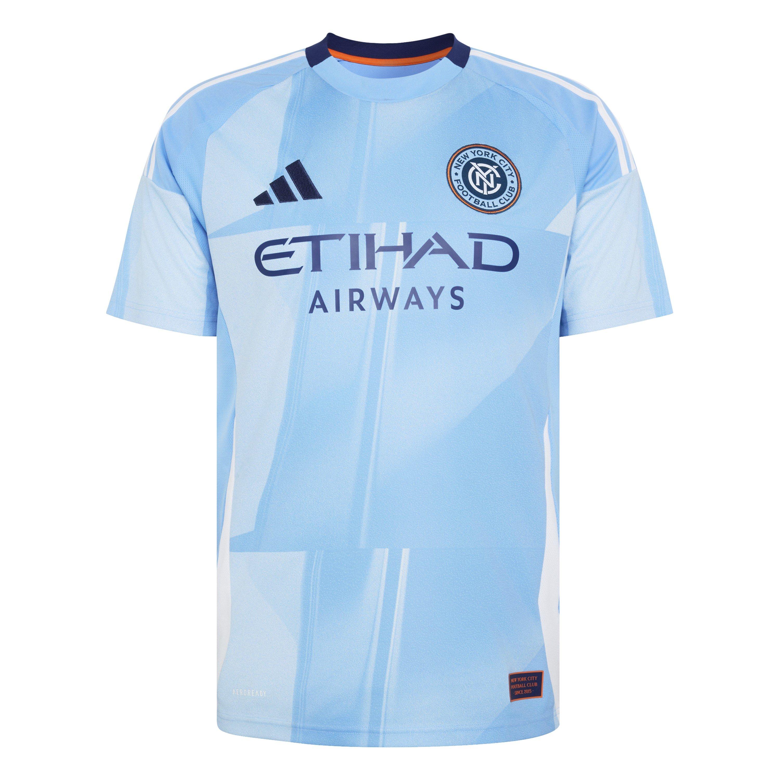 Blue/White - adidas - New York City 25/26 Home Shirt Mens - 1
