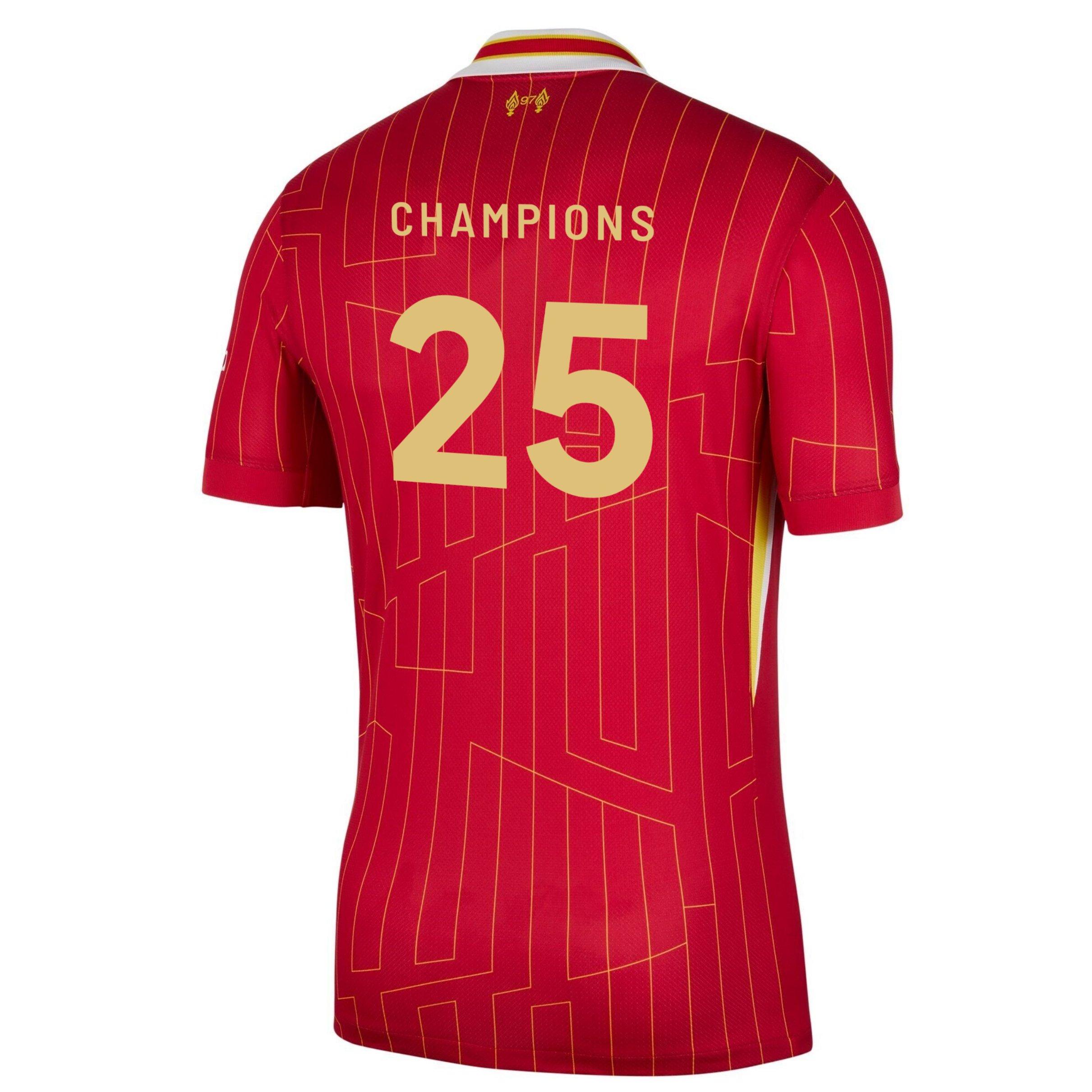 Red - Nike - LFC Champions Home Shirt 2024/25 Sn52