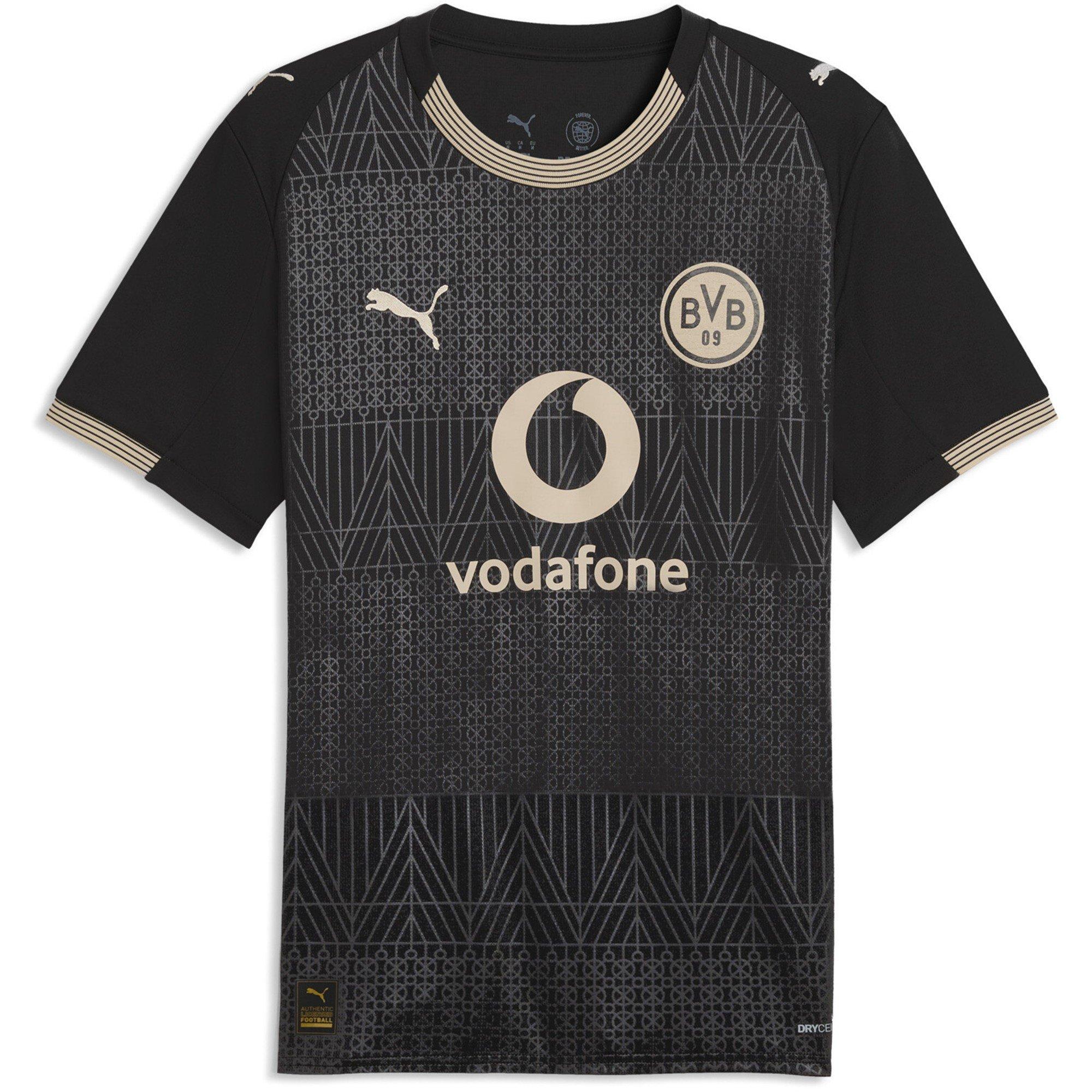 Puma Men's Borussia Dortmund Special Edition Replica Adults - Black/Biege - XL