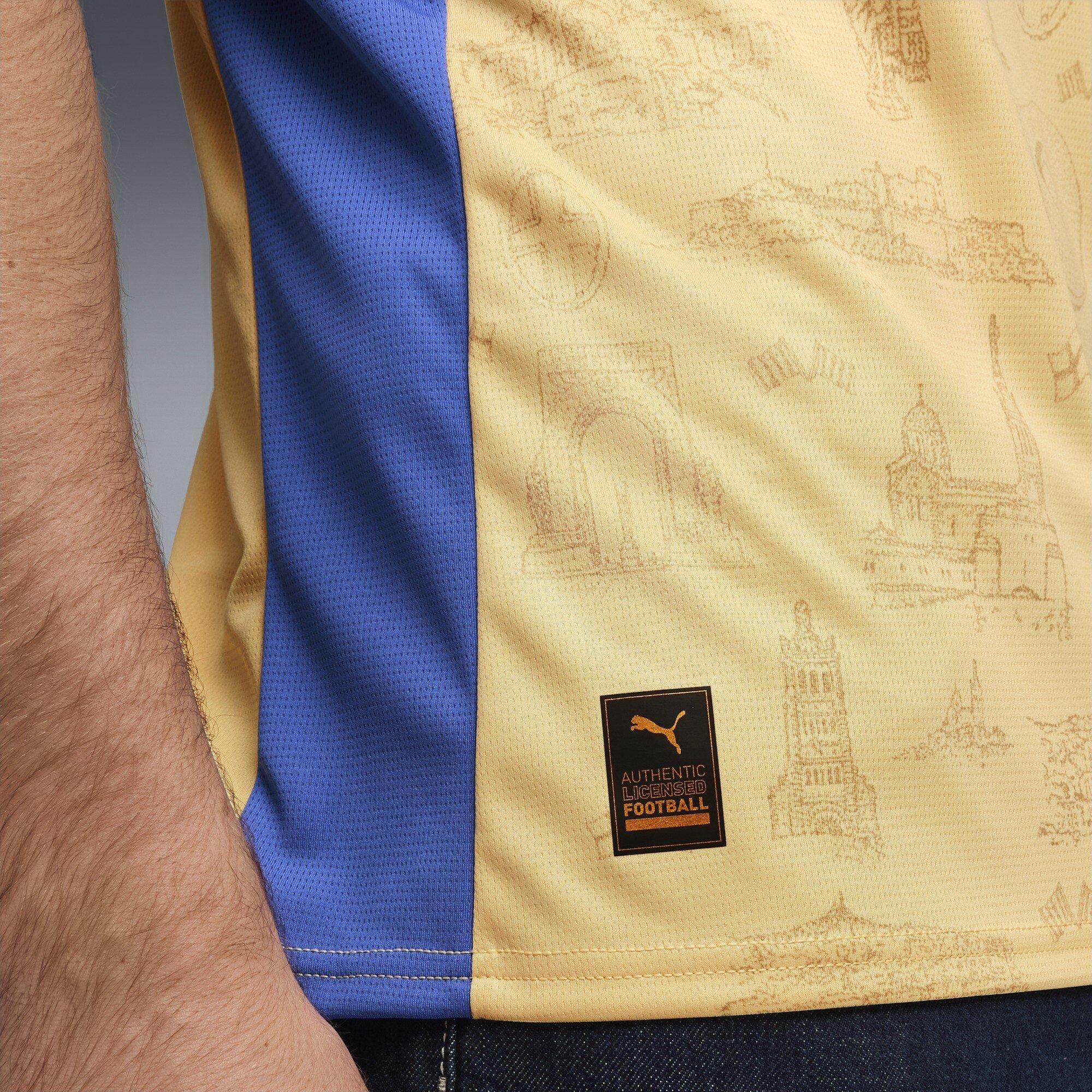 Gold/Royal Blue - Puma - Olympique Marseille Fourth Shirt 25/26 Mens - 6