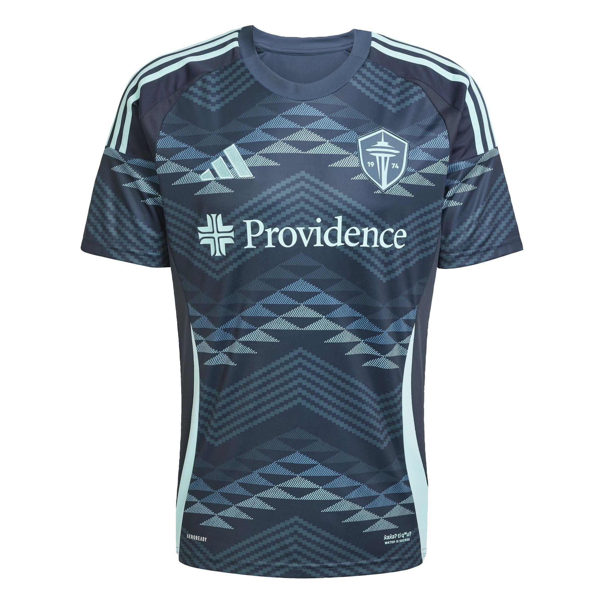 Adidas Men's Seattle Sounders Away Shirt 2025 2026 Adults - Aurora Ink - L