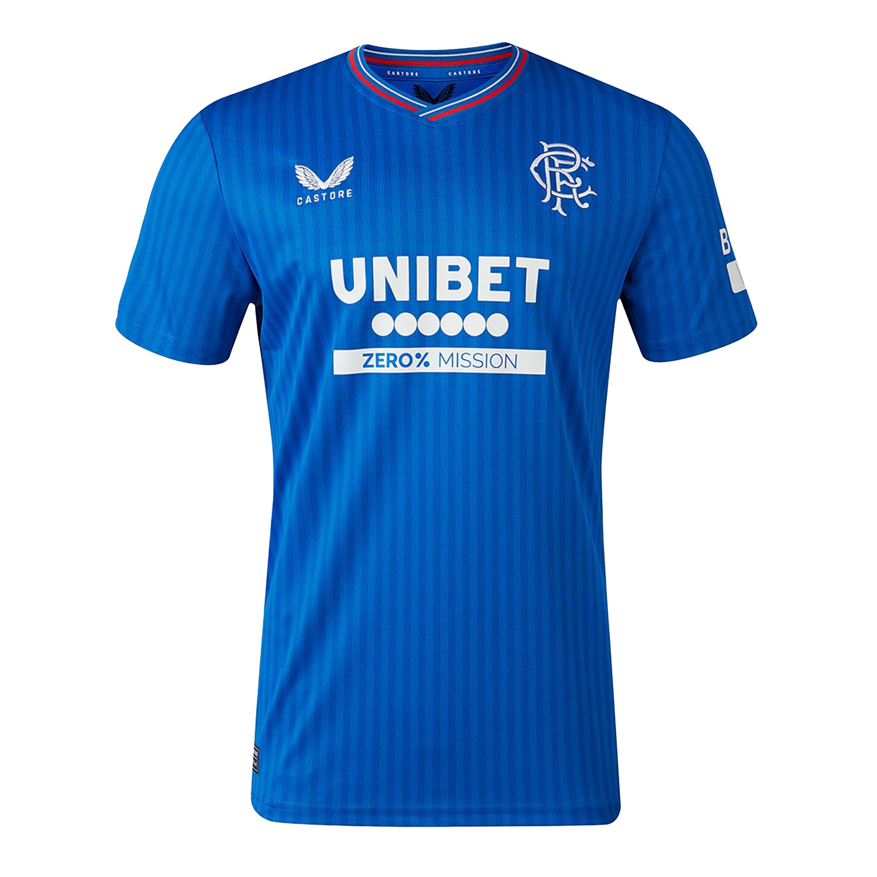 Plava - Castore - Rangers Home Shirt 2023 2024 Adults - 1