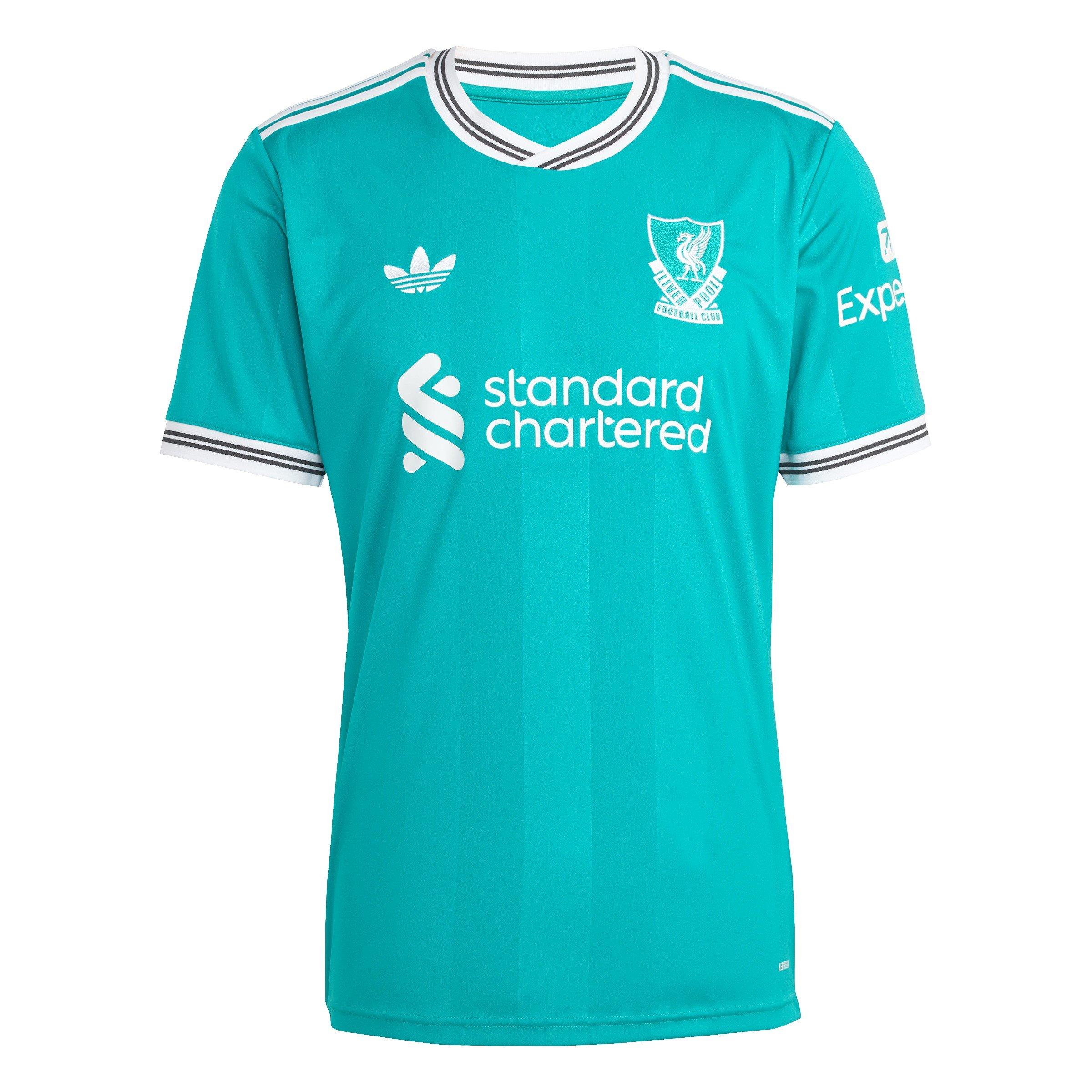 Sea Green - adidas - Men's Liverpool FC Domestic Football Shirt - 1