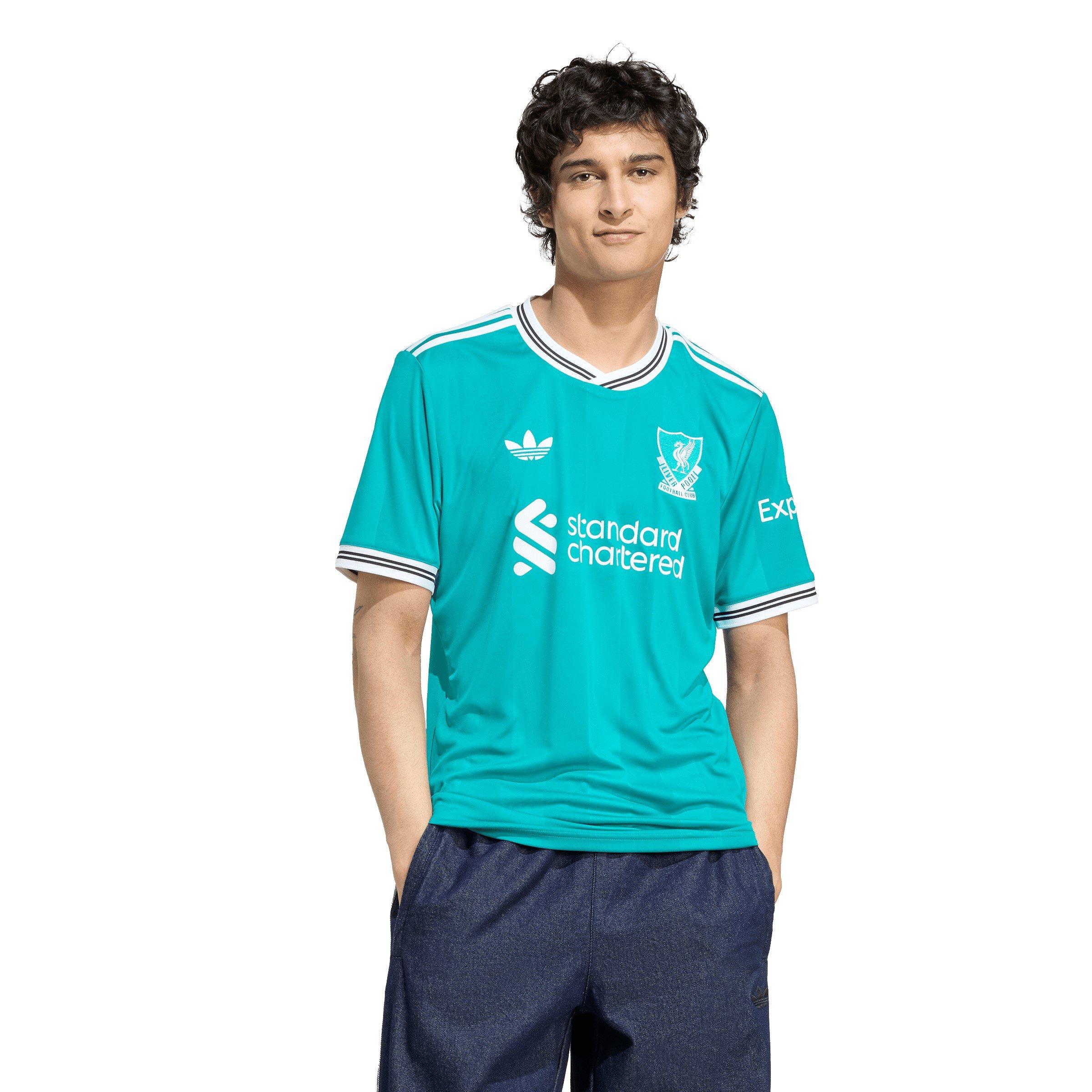 Sea Green - adidas - Men's Liverpool FC Domestic Football Shirt - 3