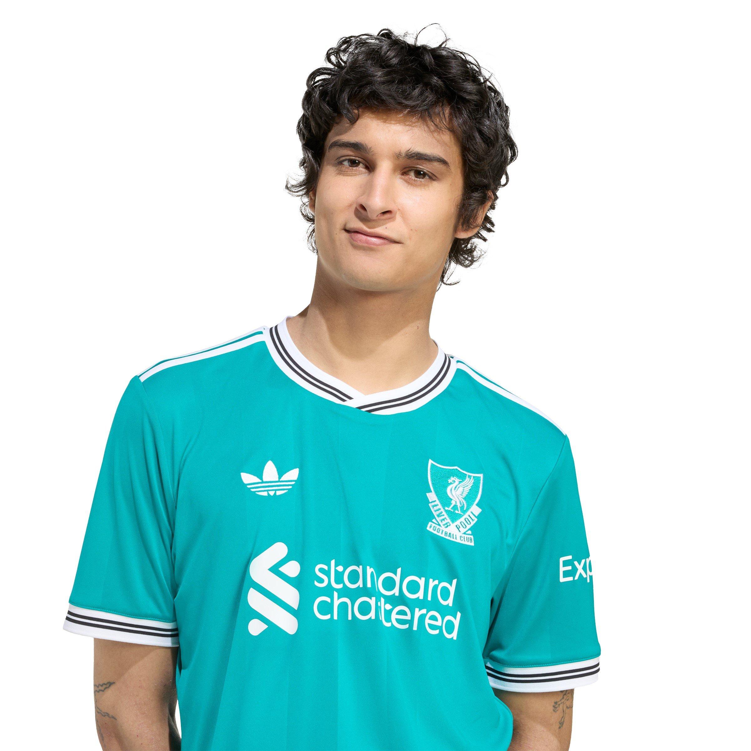 Sea Green - adidas - Men's Liverpool FC Domestic Football Shirt - 5