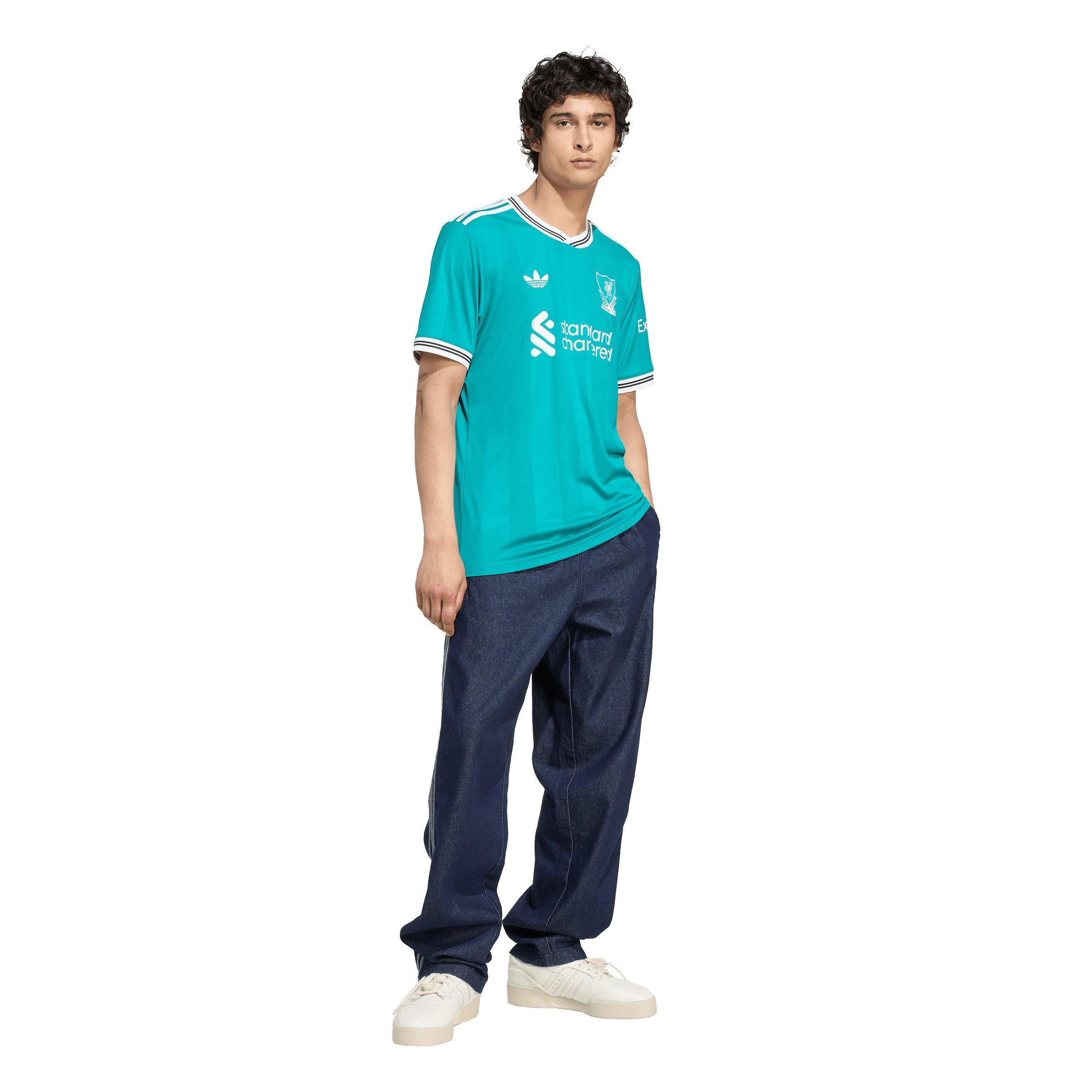 Sea Green - adidas - Men's Liverpool FC Domestic Football Shirt - 7
