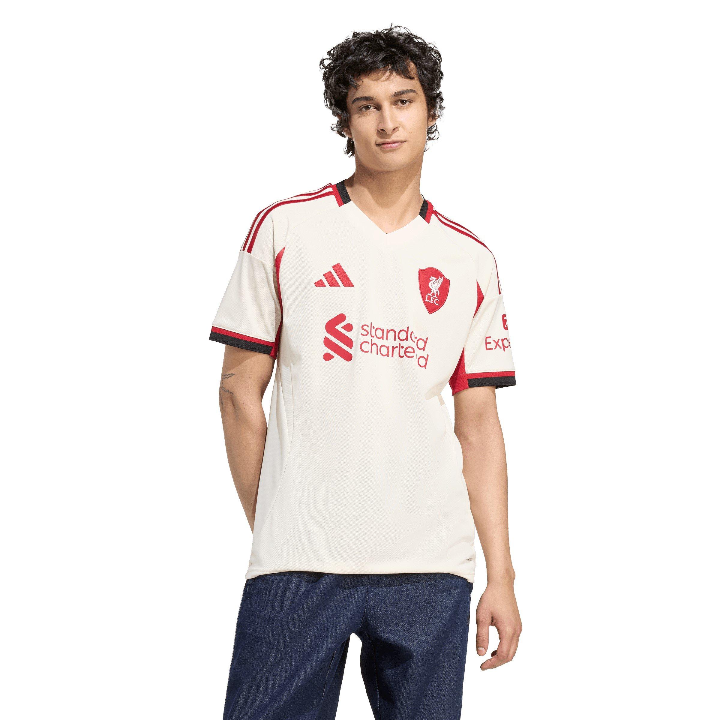 Wonder White - adidas - Men's Liverpool Away Replica Football Shirt 25/26 - 3