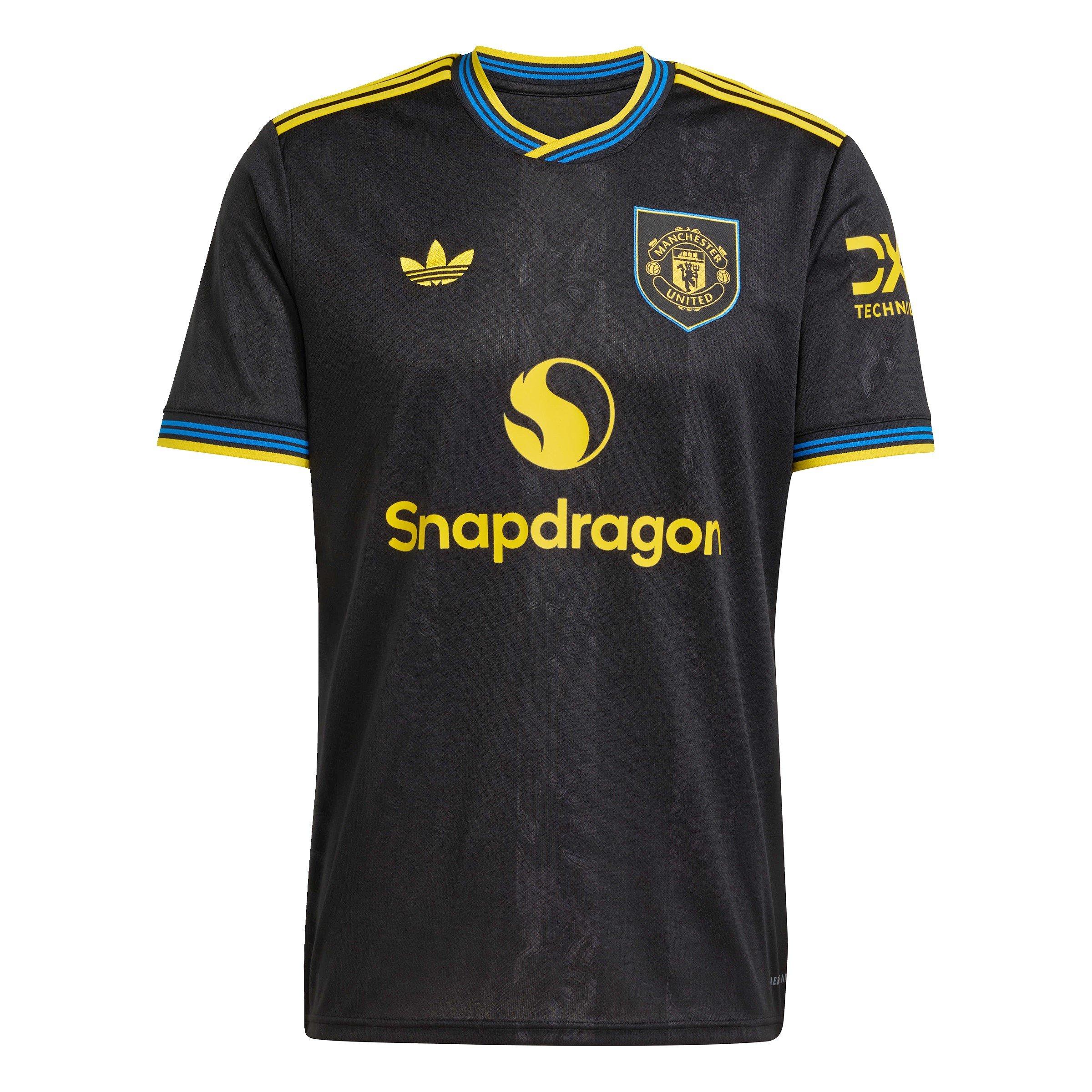 Black - adidas - Men's Manchester United Domestic Replica Football Shirt - 1