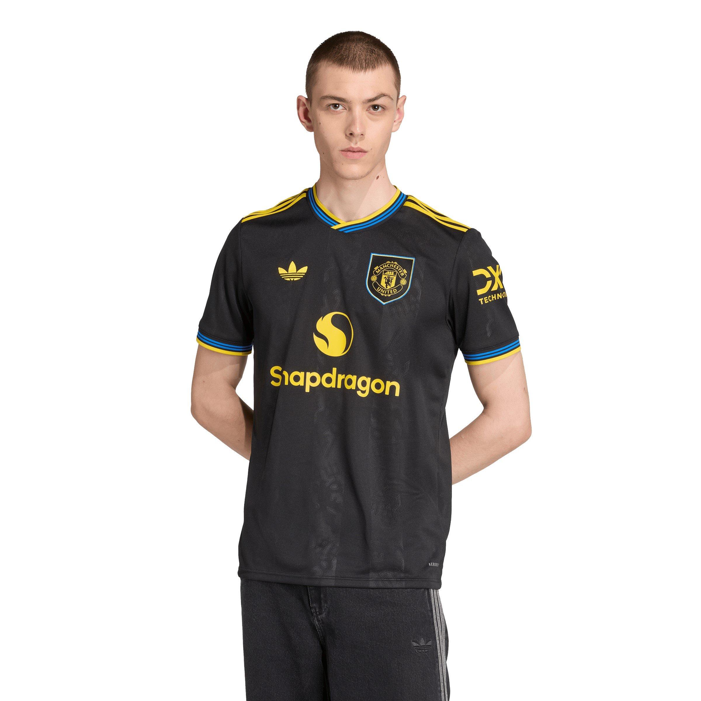 Black - adidas - Men's Manchester United Domestic Replica Football Shirt - 3
