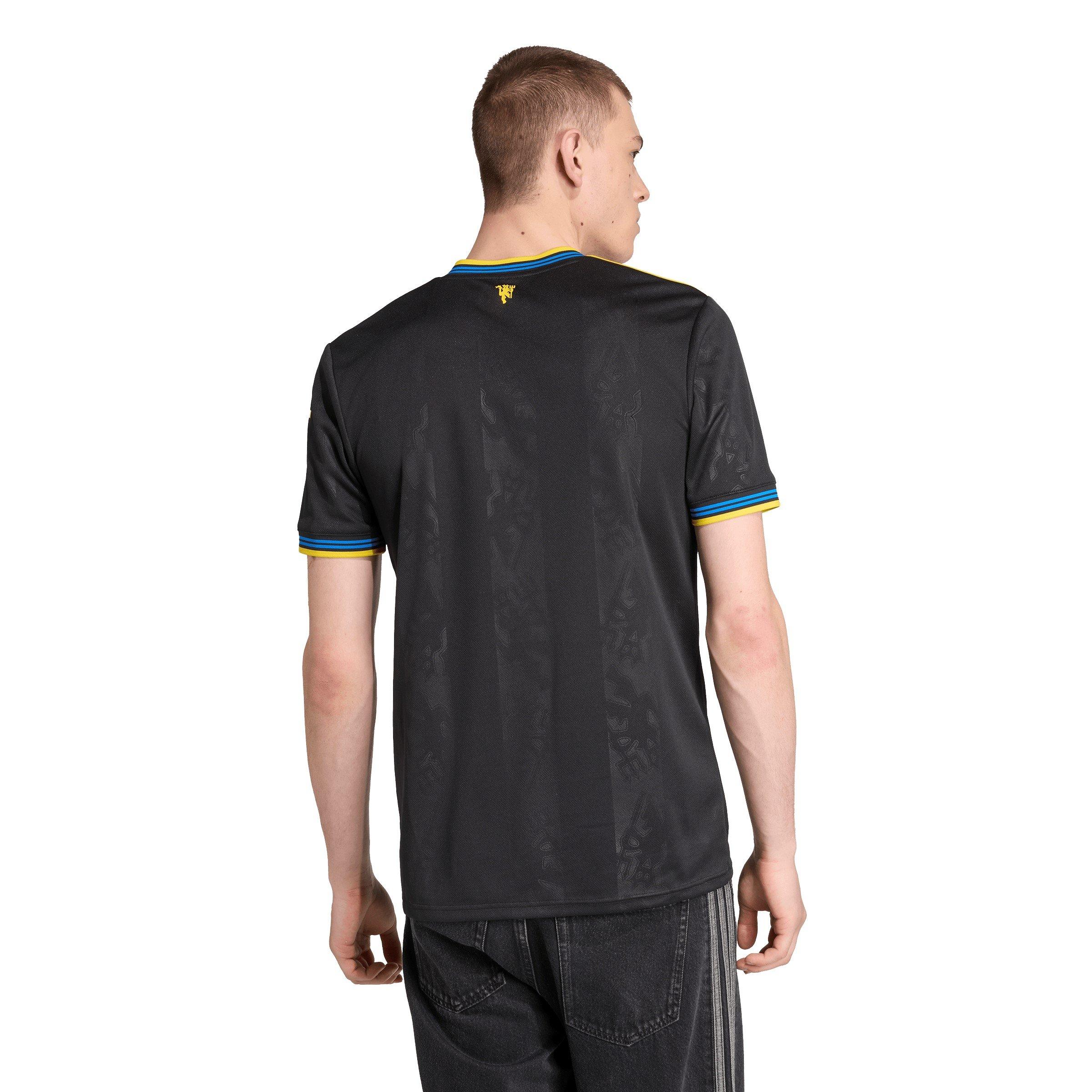 Black - adidas - Men's Manchester United Domestic Replica Football Shirt - 4