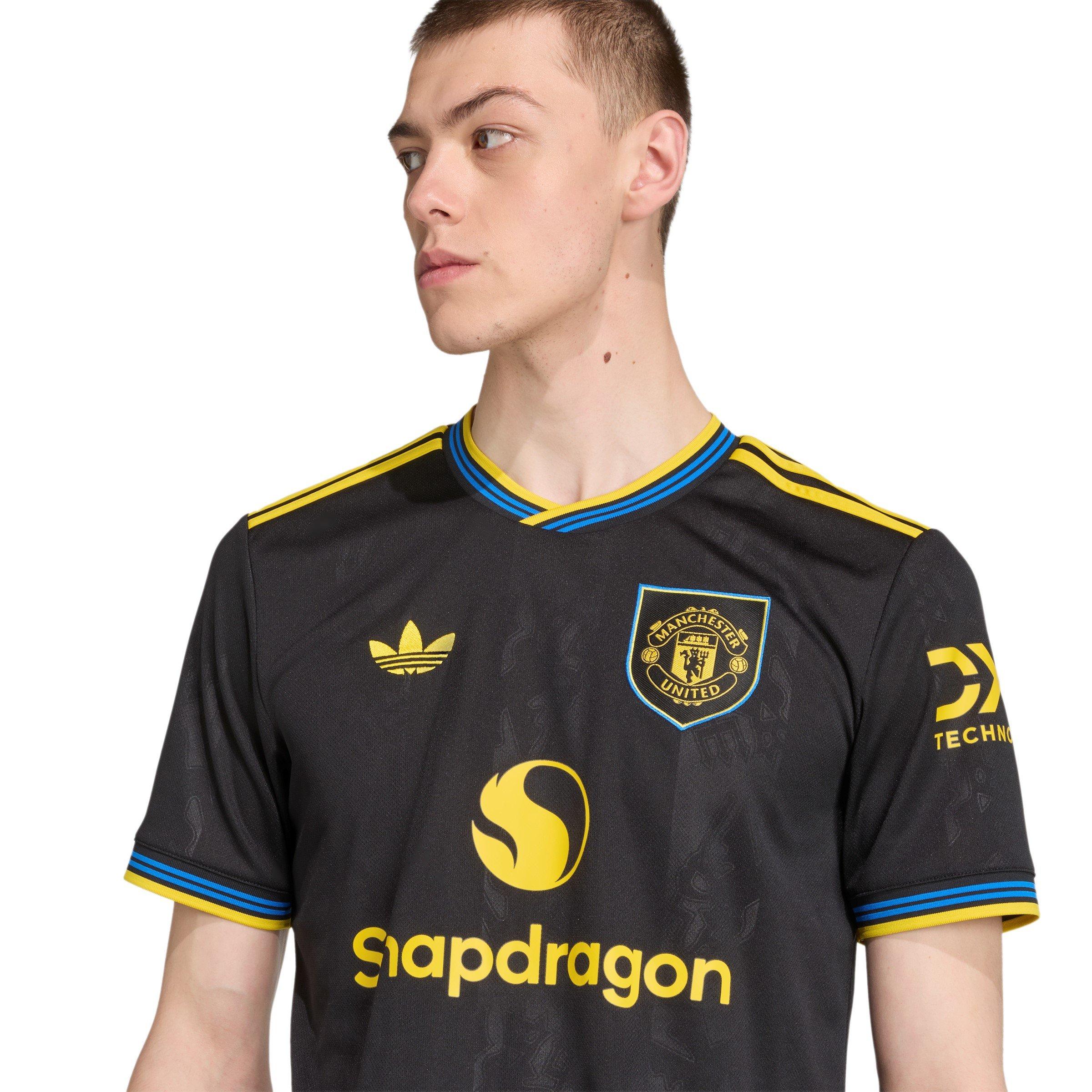 Black - adidas - Men's Manchester United Domestic Replica Football Shirt - 6