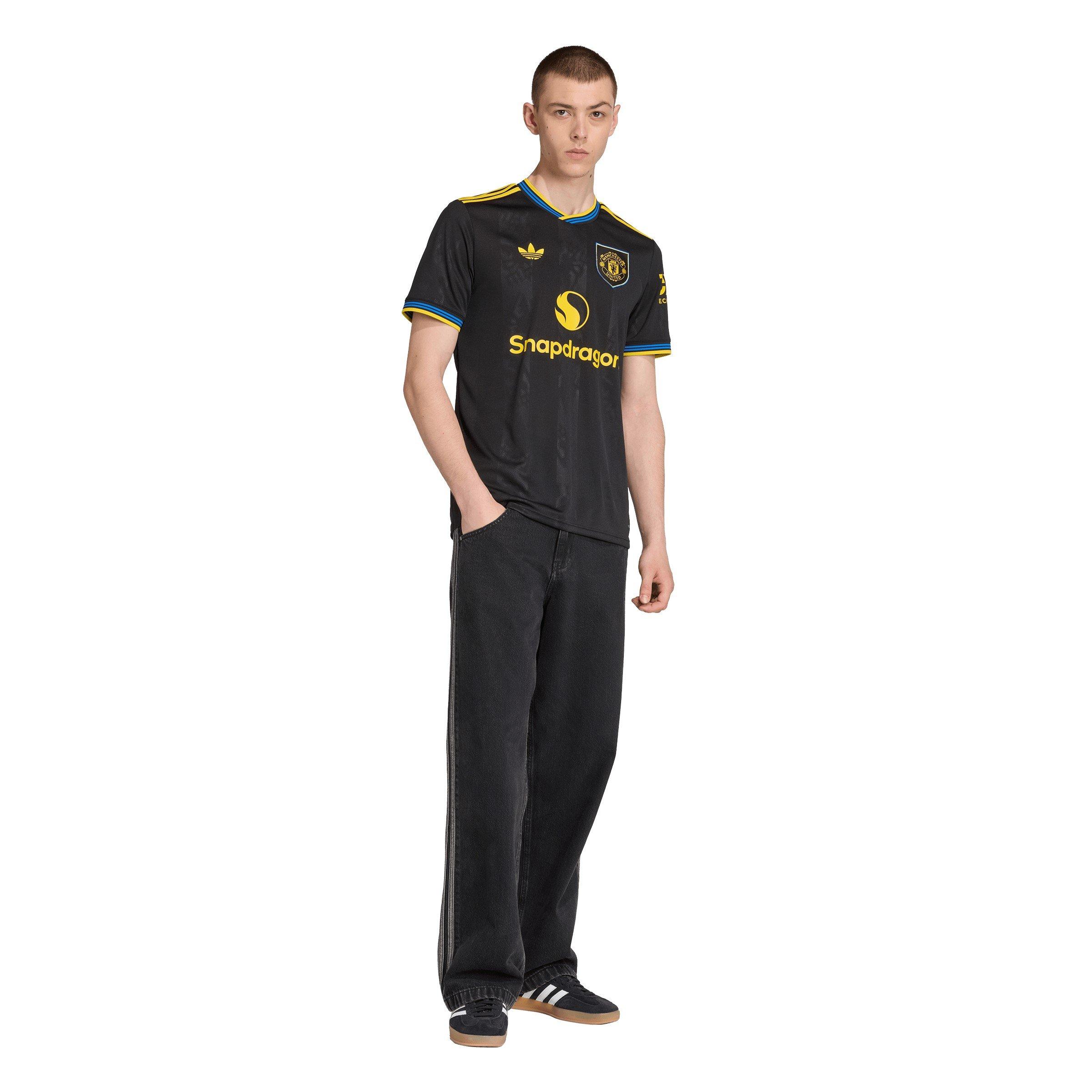 Black - adidas - Men's Manchester United Domestic Replica Football Shirt - 7