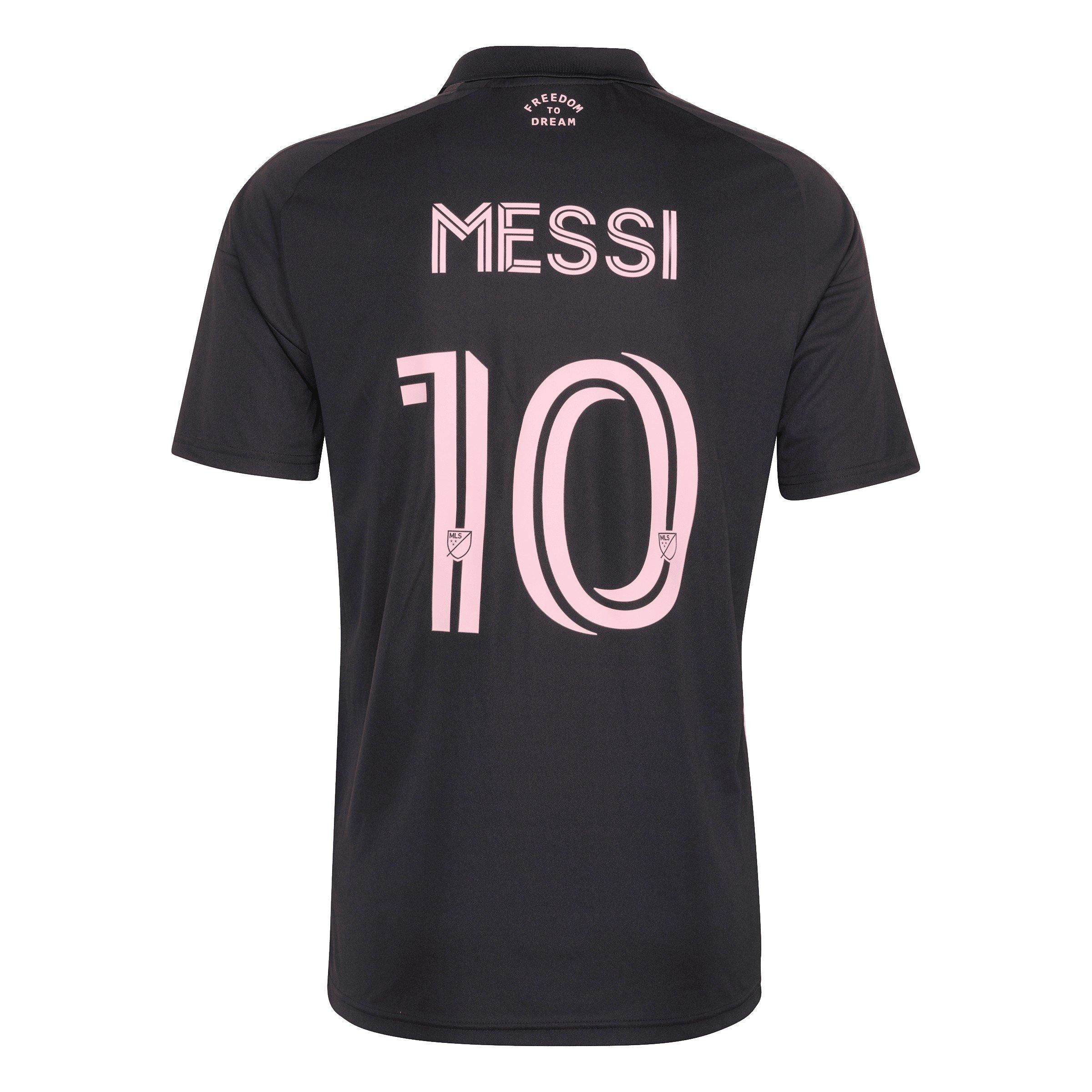 Zwart/Roze - adidas - Mens Inter Miami Messi 10 Away Shirt 2026 - 2