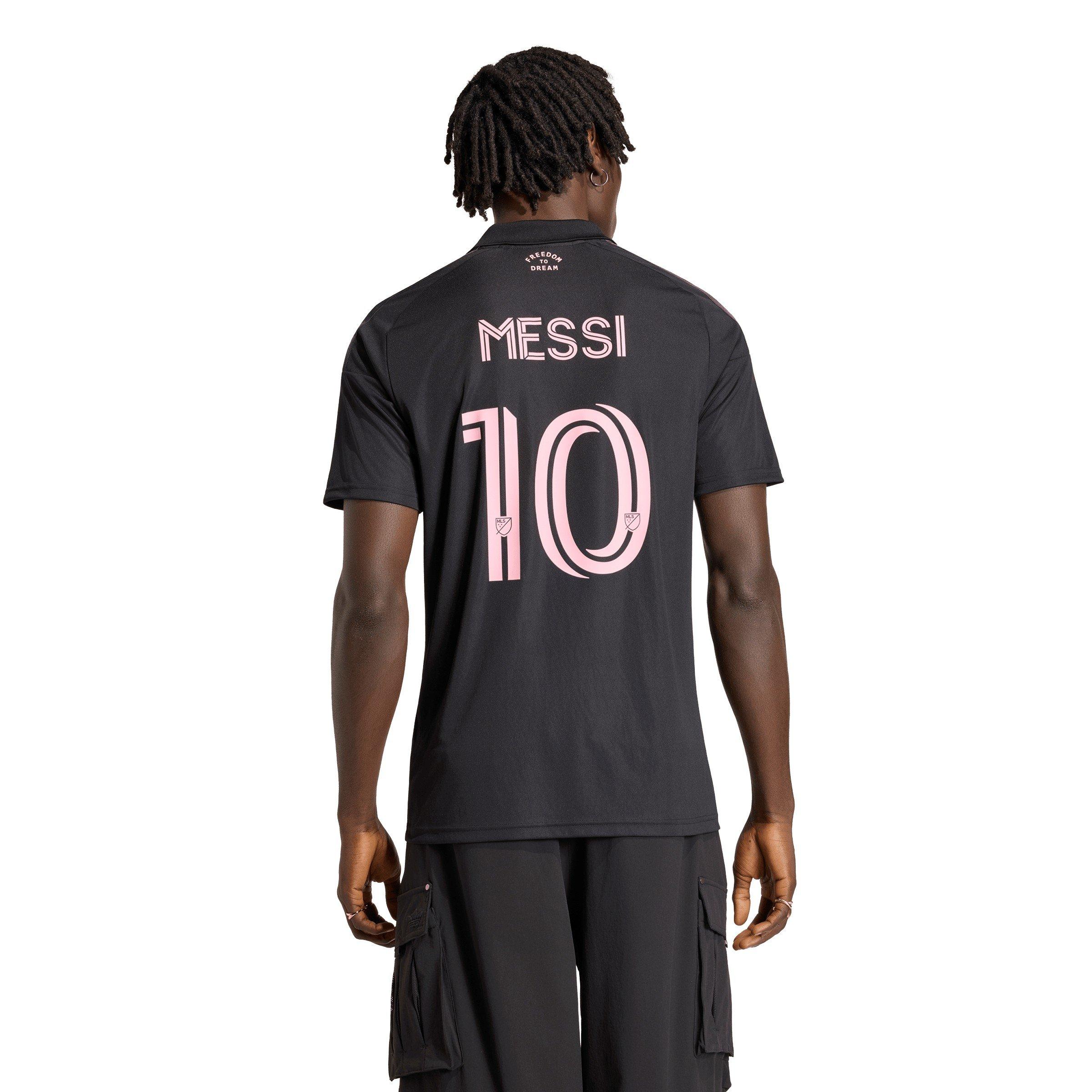 Zwart/Roze - adidas - Mens Inter Miami Messi 10 Away Shirt 2026 - 4