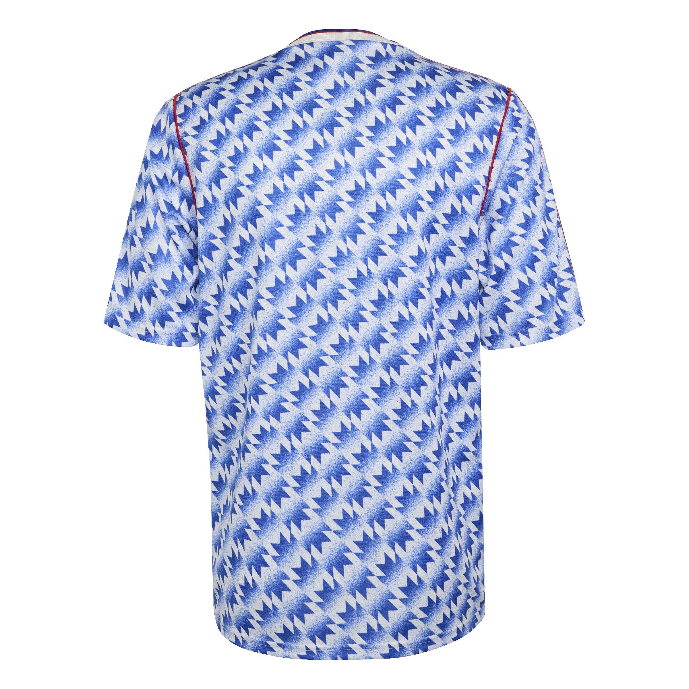 Plavo/Bijelo - adidas - Mens Manchester United x adidas Bringback 90/92 Away Kit - 2