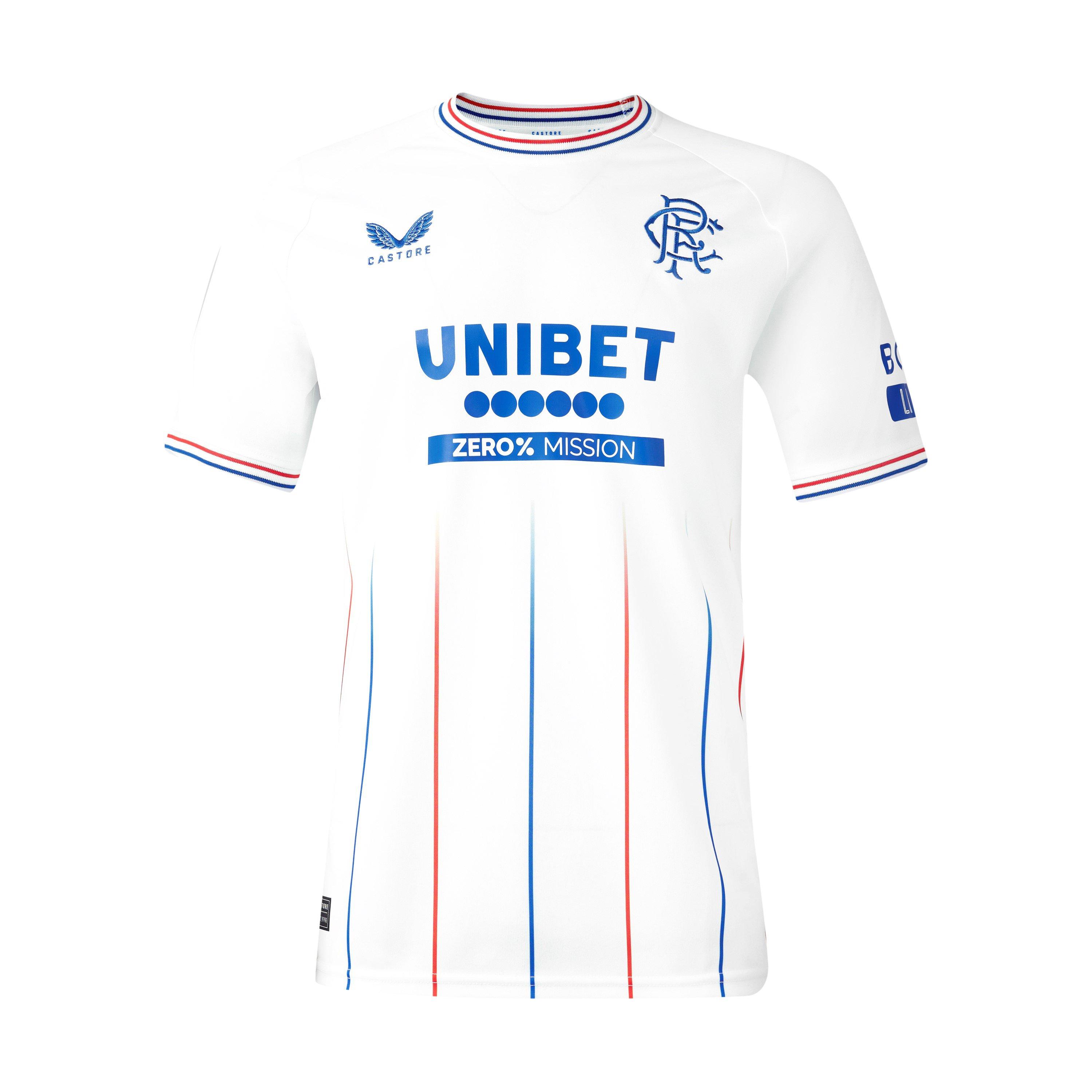 White - Castore - Rangers Away Shirt 2023 2024 Adults - 1
