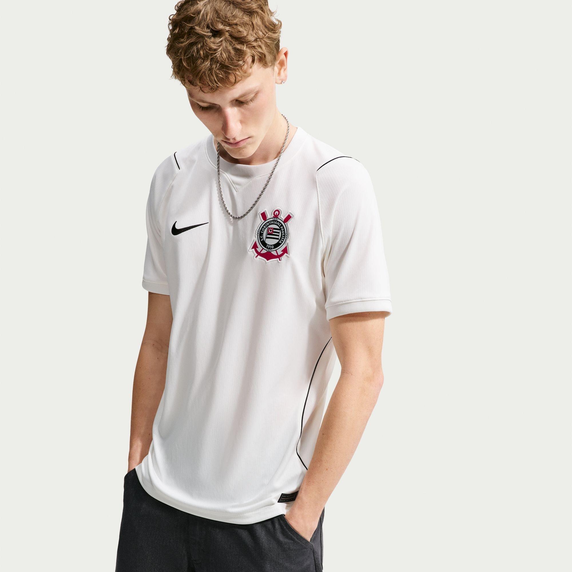 White/Black - Nike - Corinthians Home Shirt 2026/27 Mens - 3