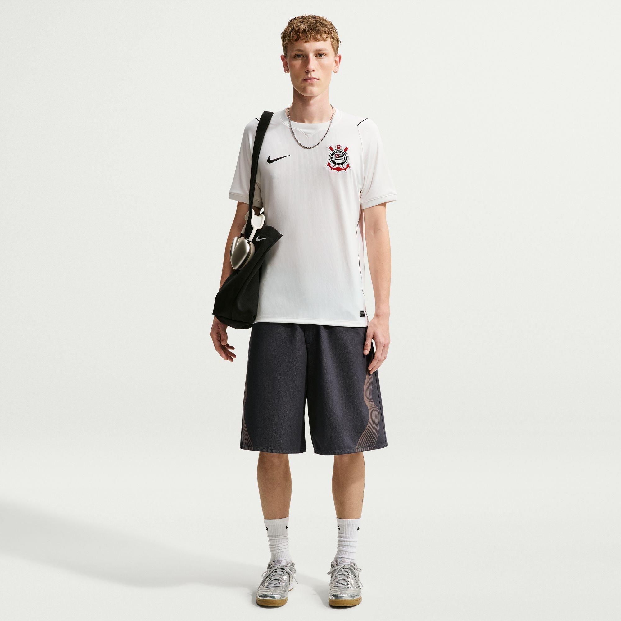 White/Black - Nike - Corinthians Home Shirt 2026/27 Mens - 7