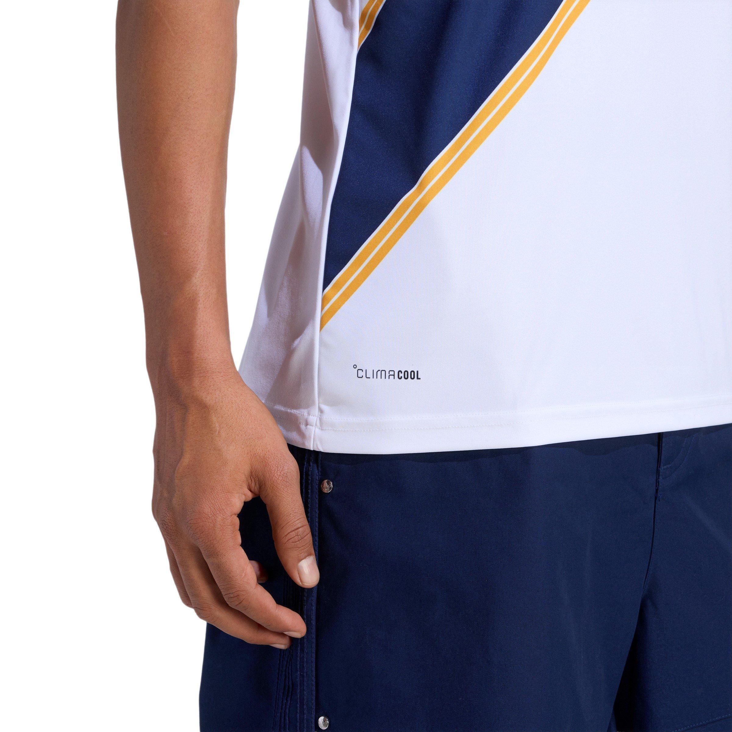 Blanc/Bleu - adidas - Mens LA Galaxy Home Football 2026 2027 Shirt - 6