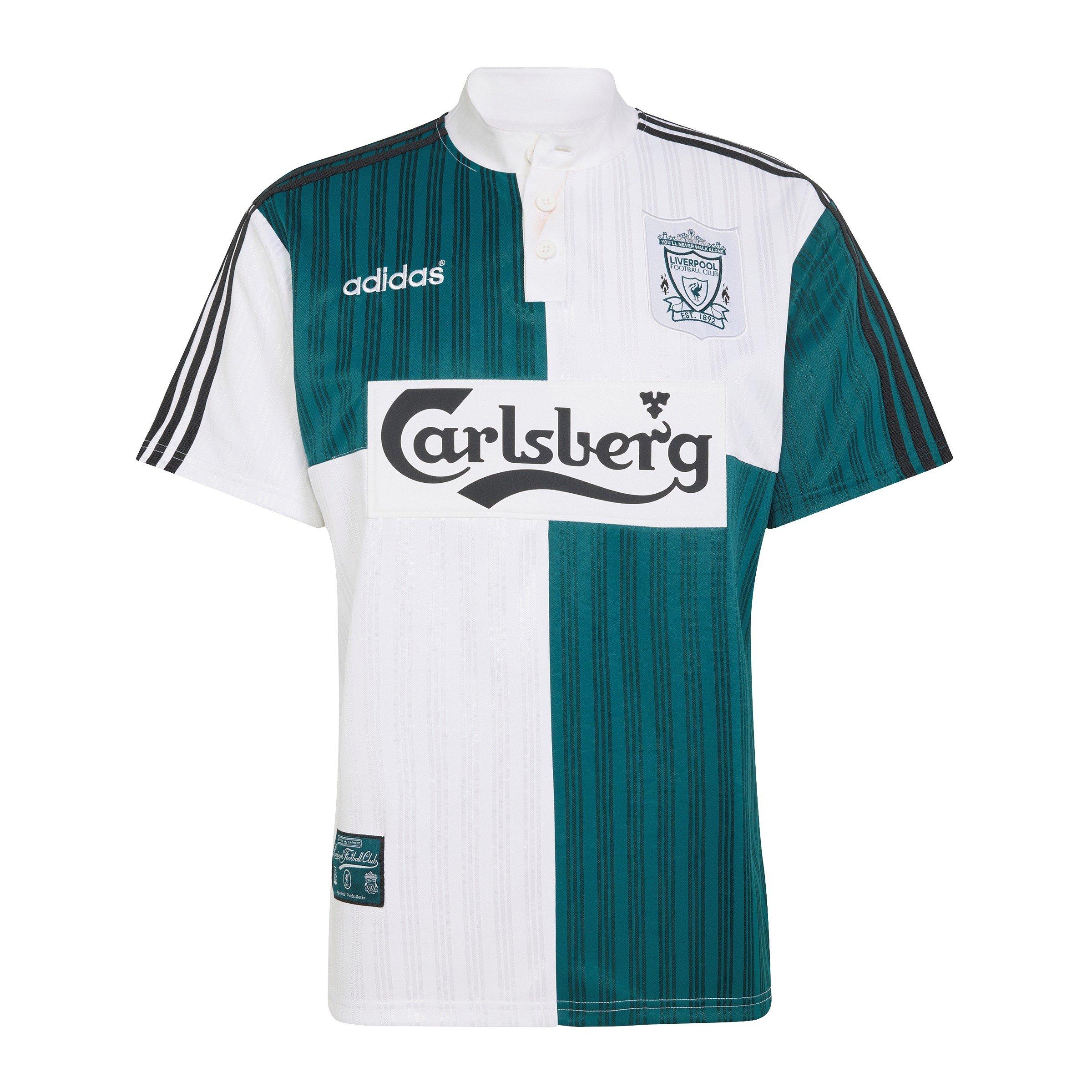 Blanc/Vert - adidas - Liverpool 1995 Shirt Adults - 1