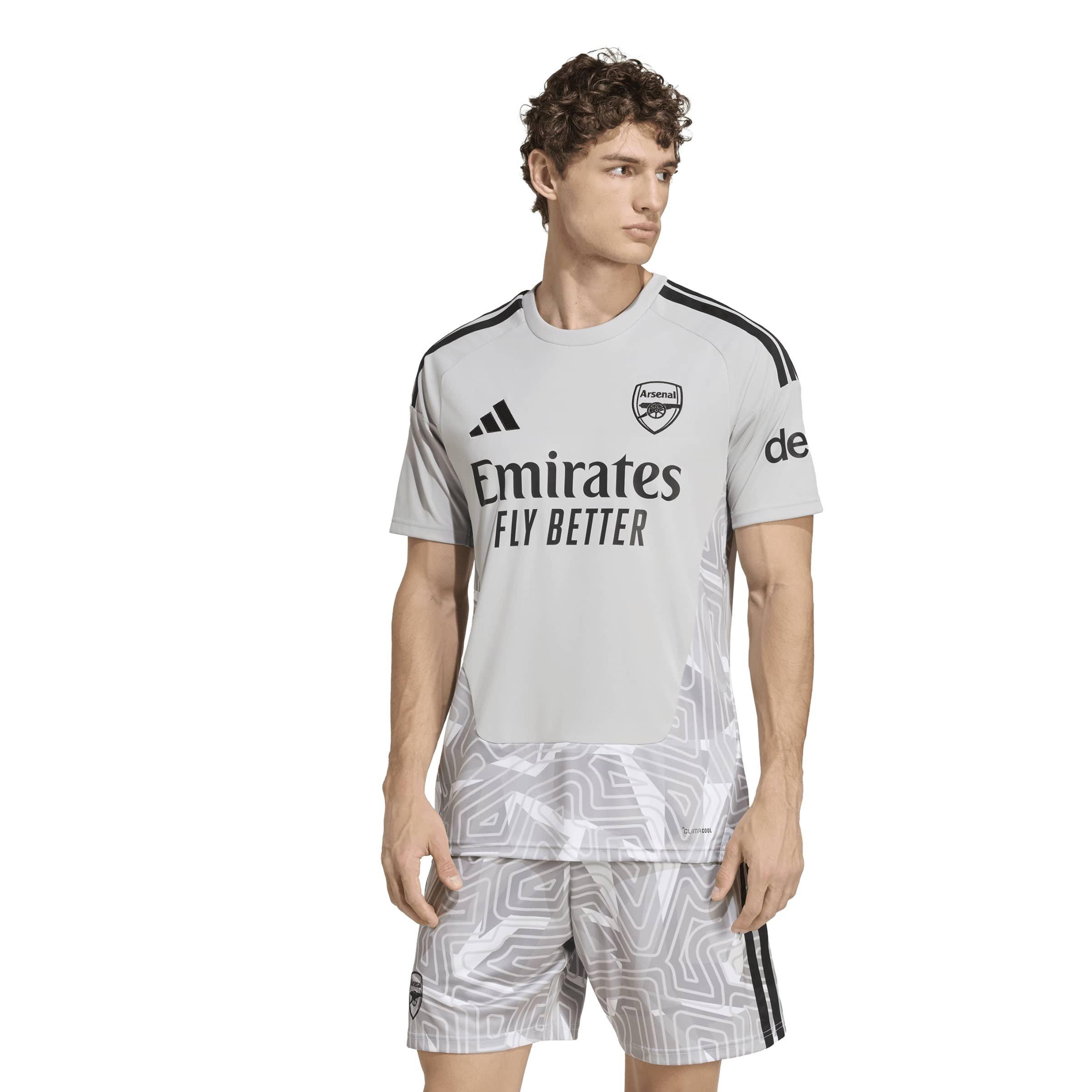 Grey/Black - adidas - Arsenal 2026 2027 Home Goalkeeper Shirt Mens - 3