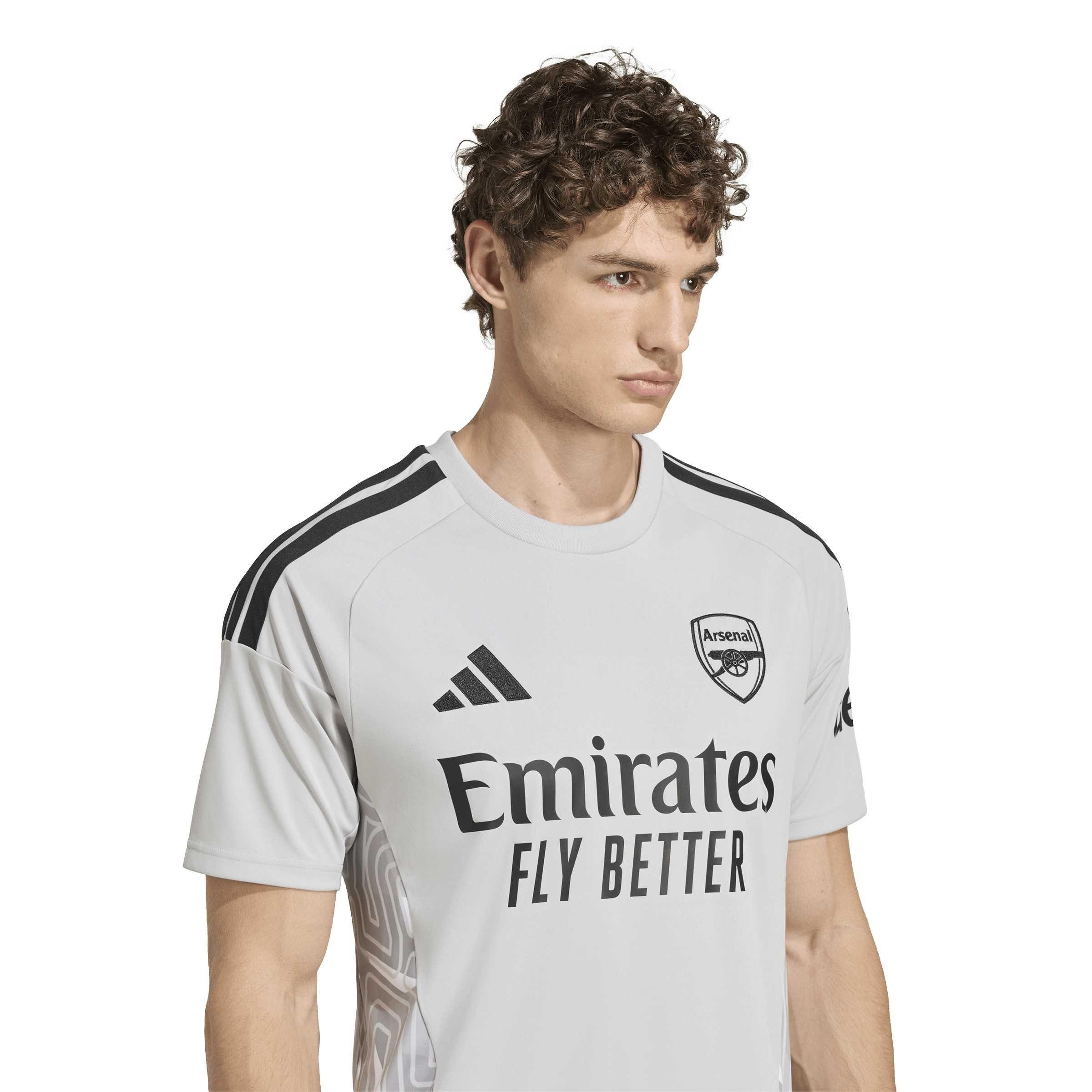 Grey/Black - adidas - Arsenal 2026 2027 Home Goalkeeper Shirt Mens - 5