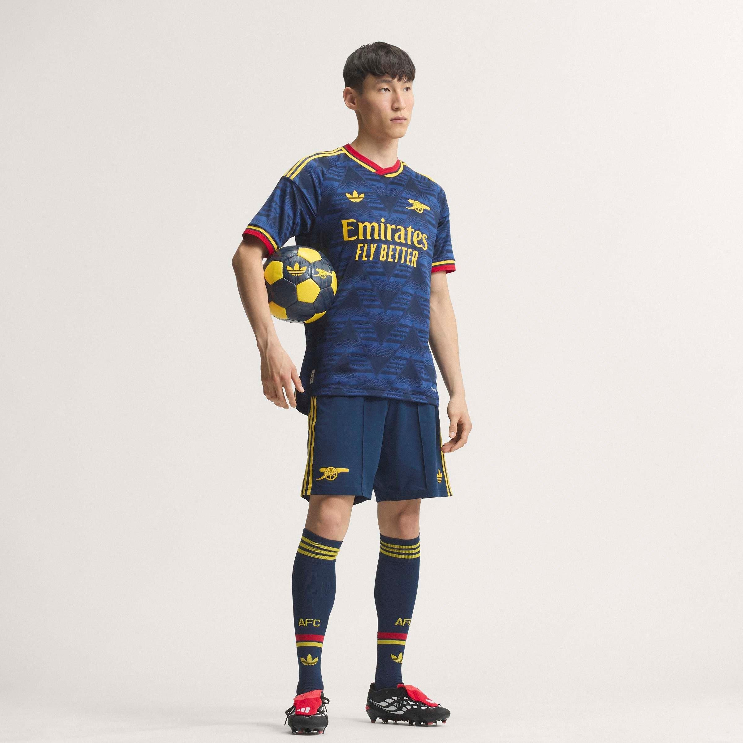 Navy/Yellow - adidas - Arsenal Authentic Away Shirt 2026/27 Mens - 14