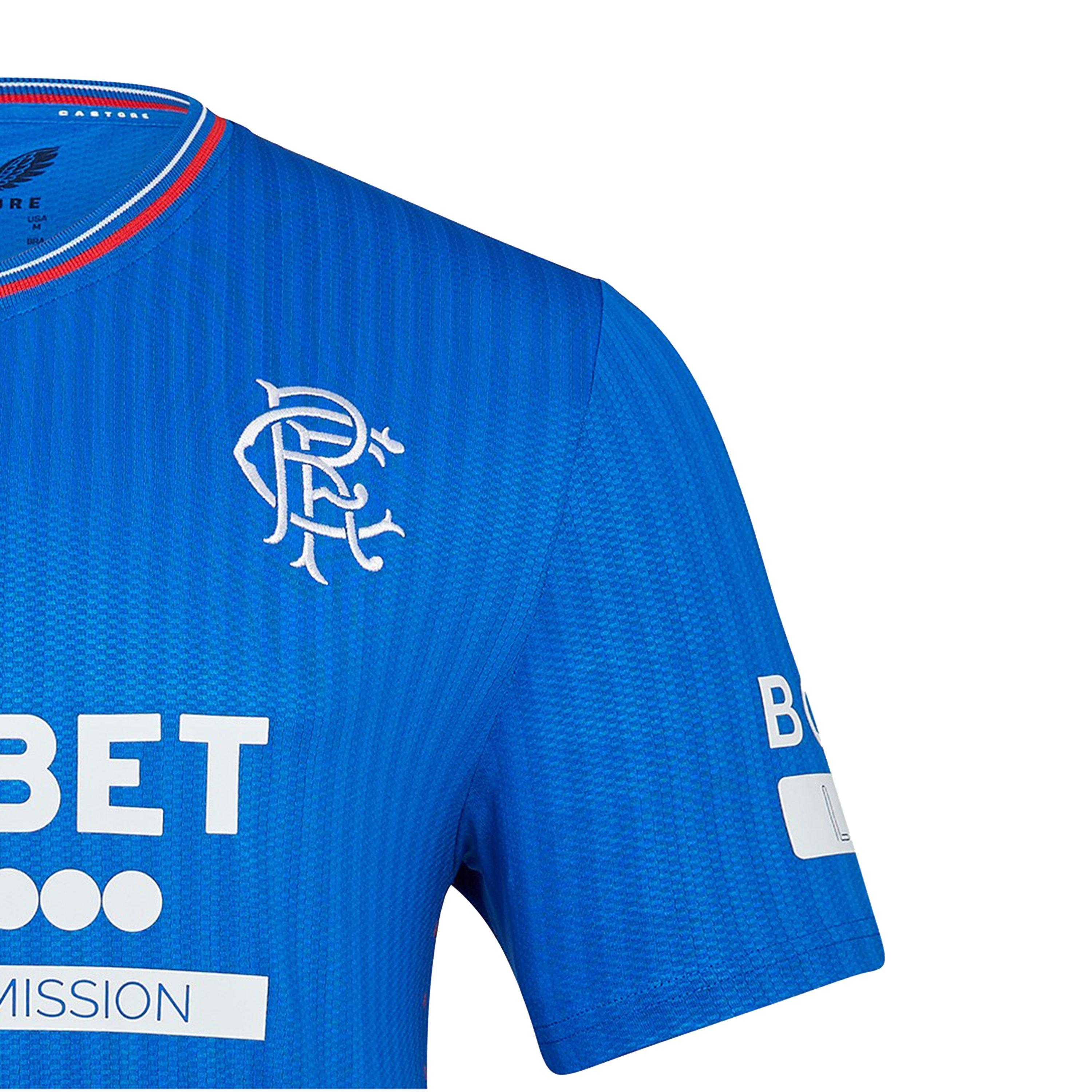 Blue - Castore - Rangers Authentic Home Shirt 2023 2024 Adults - 5