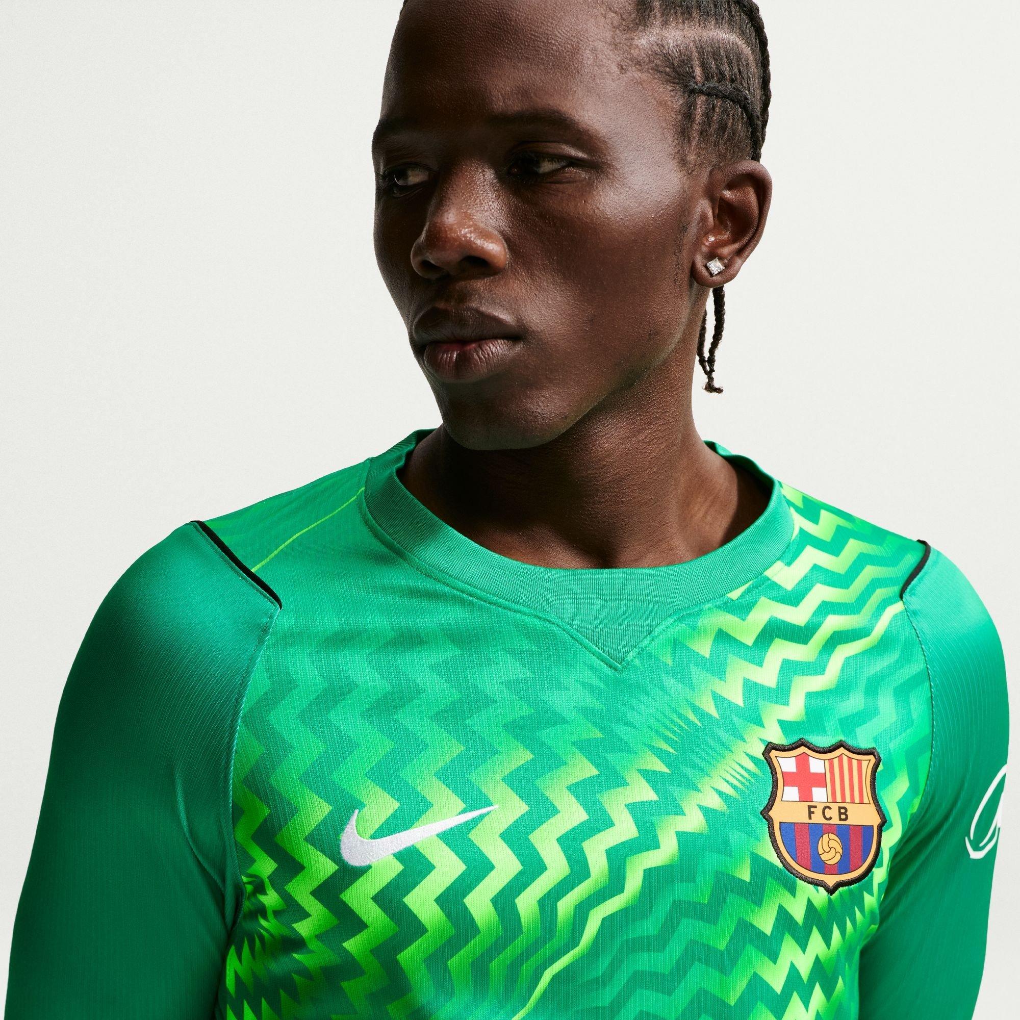 Grøn/Sort - Nike - FC Barcelona Home Goalkeeper Shirt 2026/27 Mens - 3