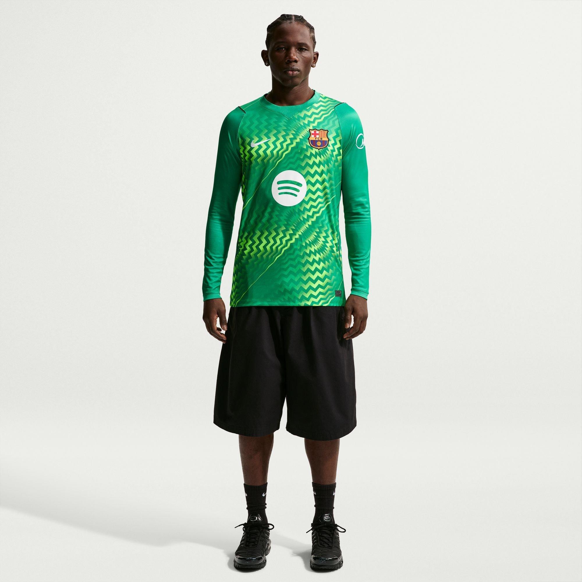 Grøn/Sort - Nike - FC Barcelona Home Goalkeeper Shirt 2026/27 Mens - 5