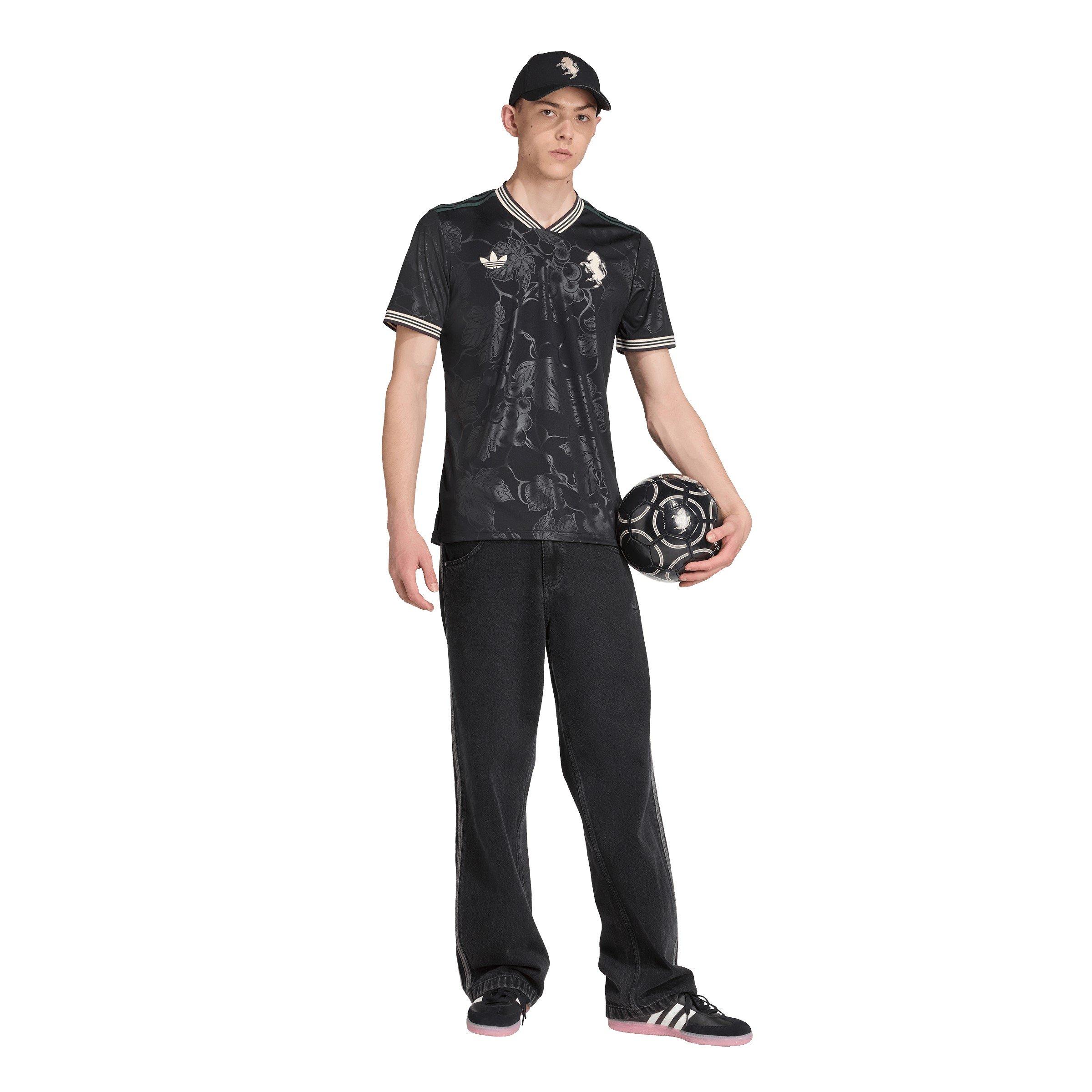 Black/Ecru Tint - adidas - Men's Juve Domestic Football Shirt - 7