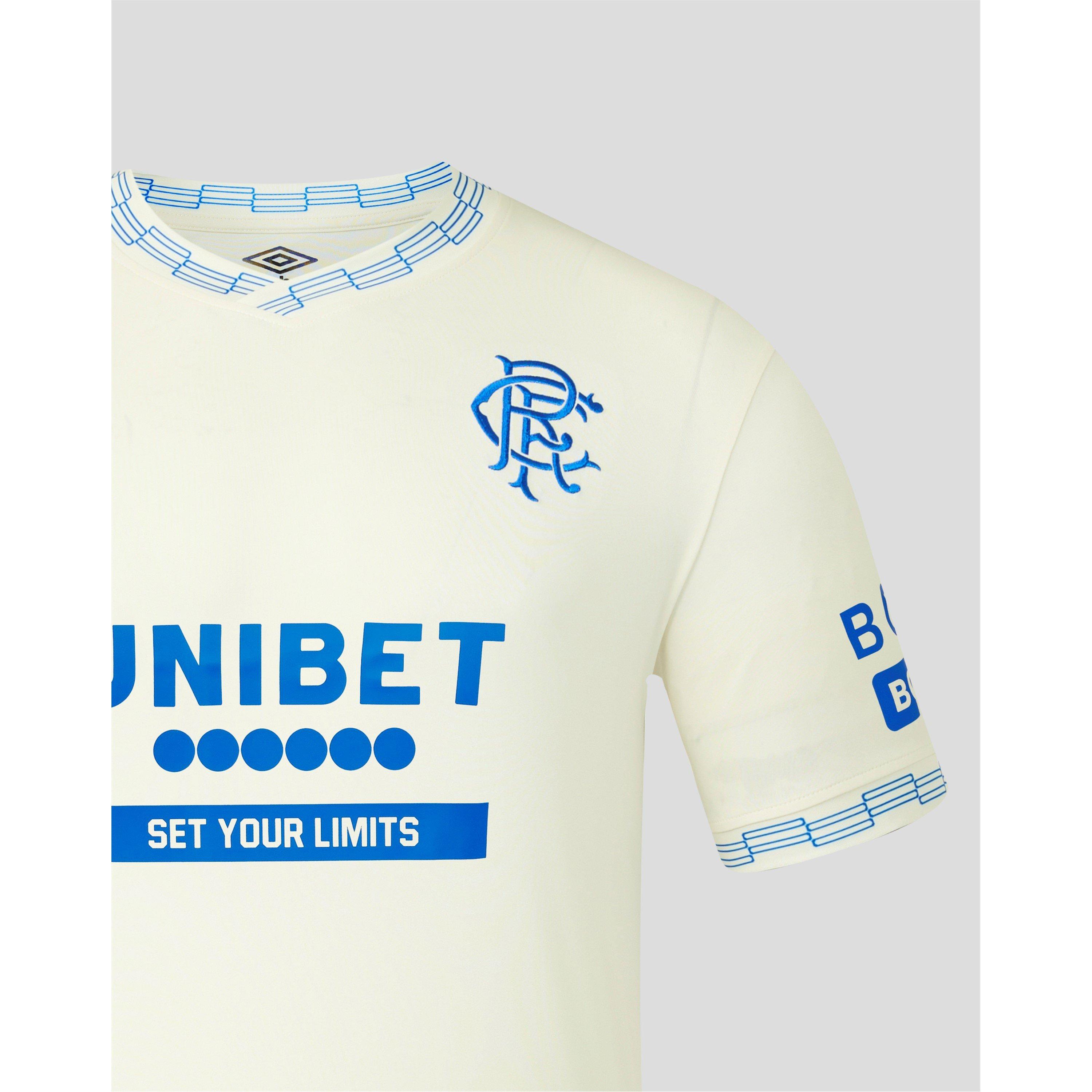 Bijelo/Plavo - Umbro - Rangers Away Shirt 2026/27 Mens - 4
