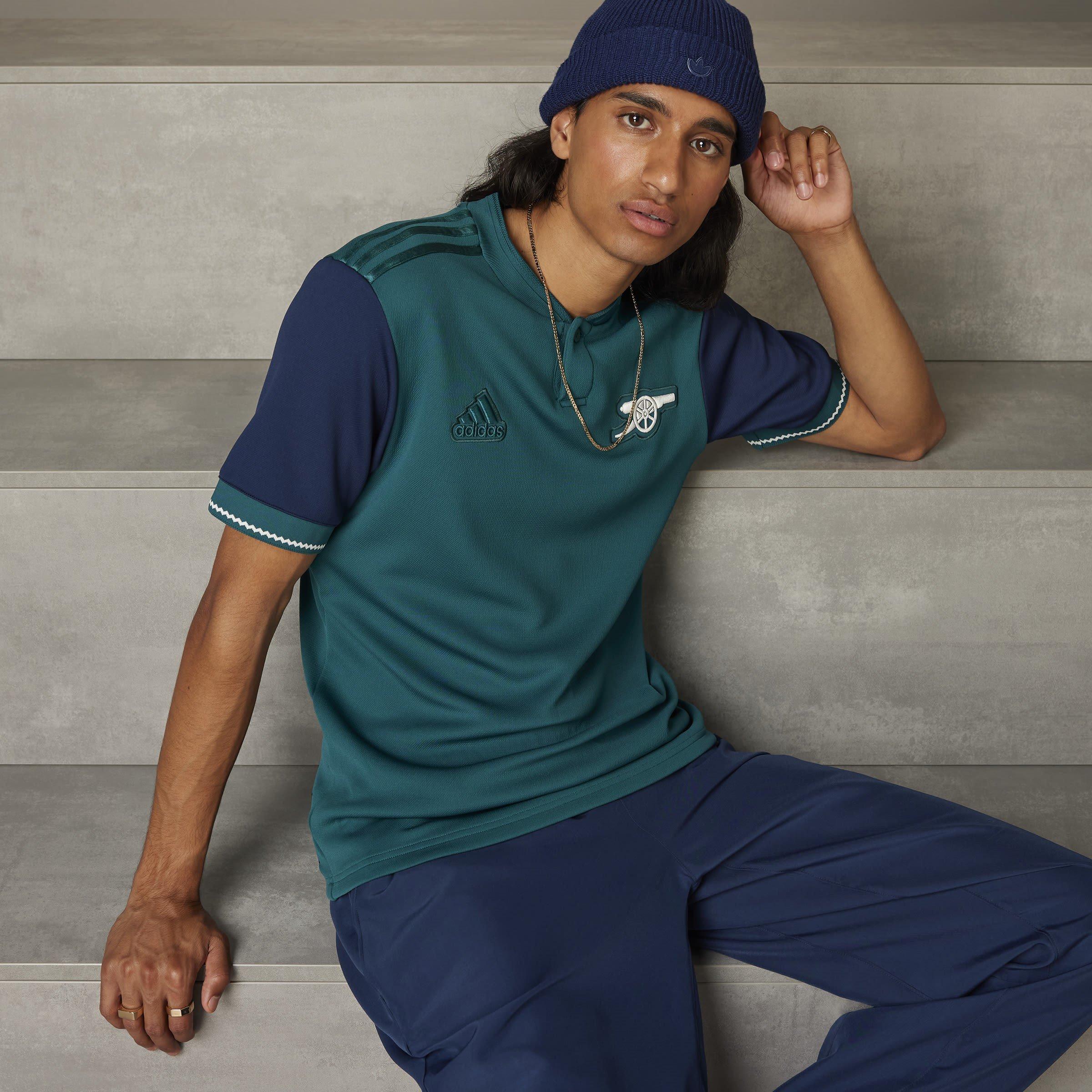 Groen/Blauw - adidas - Arsenal Third Lifestyler Shirt 2023 2024 Adults - 10