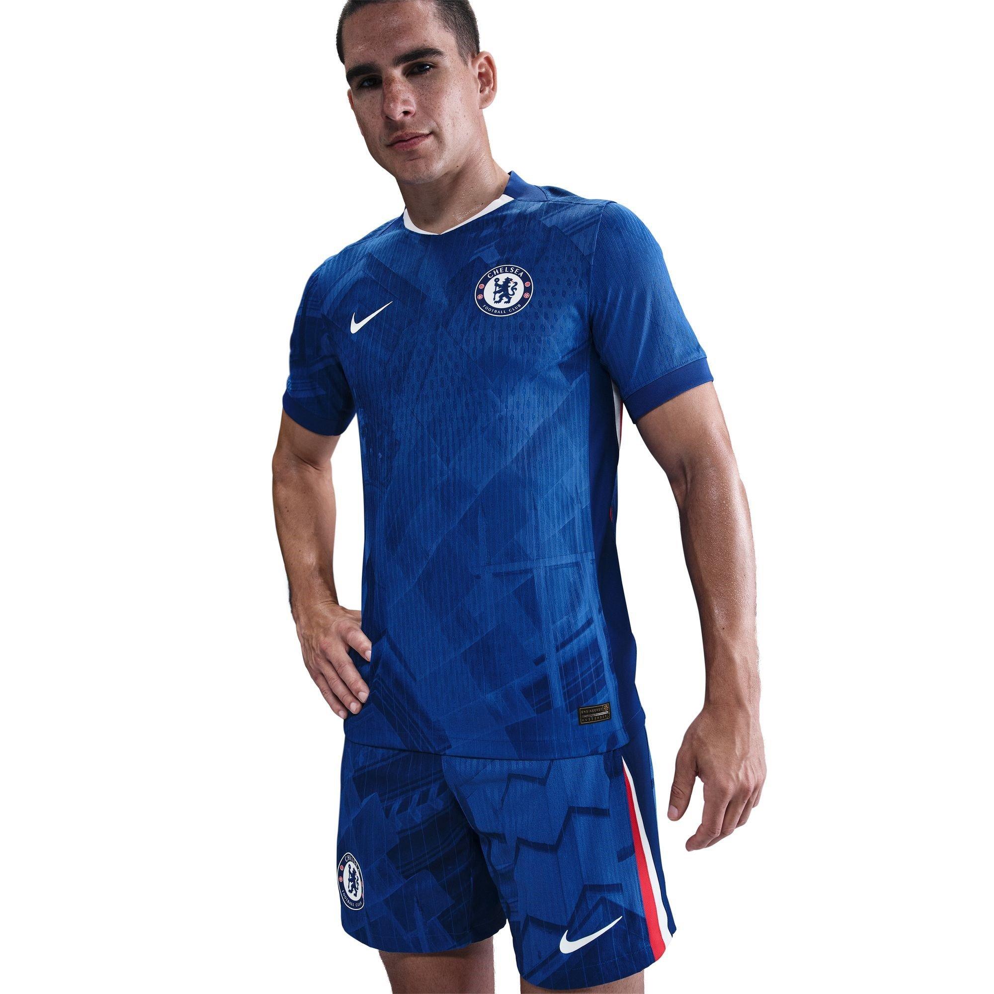 Blauw/Wit - Nike - Chelsea Authentic Home Shirt 2025 2026 Adults - 3