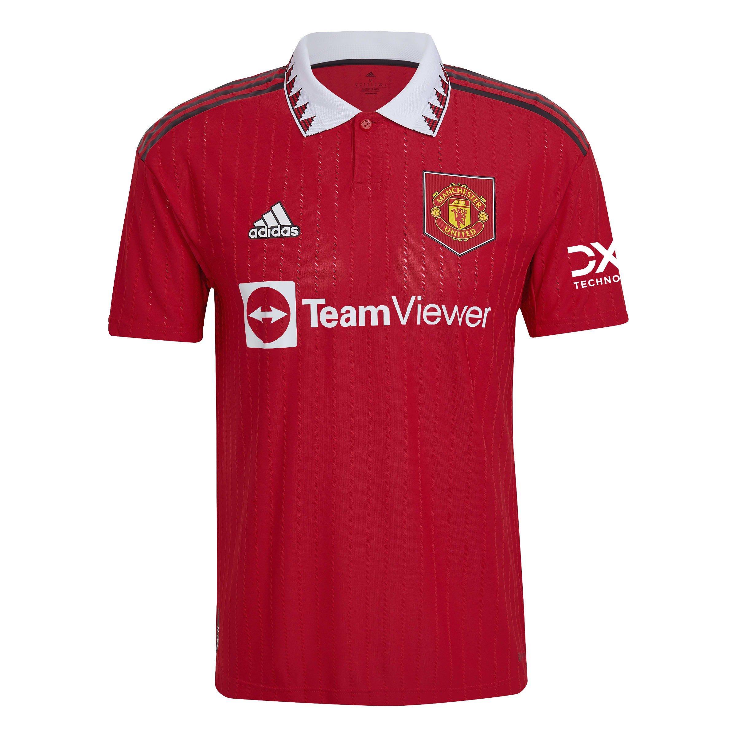 Red - adidas - Manchester United FC Home Shirt 2022/2023 Mens - 1