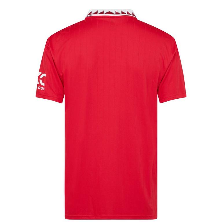 Rojo - adidas - Manchester United FC Home Shirt 2022/2023 Mens - 10