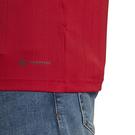 Rouge - adidas - Hollister short sleeve slim fit stripe shirt in white - 7