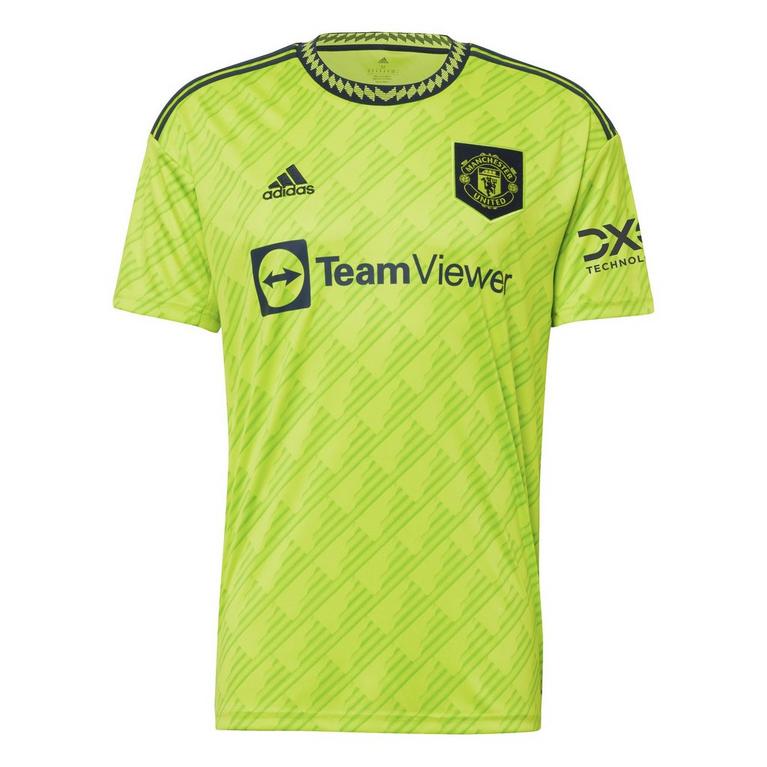 Verde Lima - adidas - Manchester United FC Third Shirt 2022 2023 Mens - 1