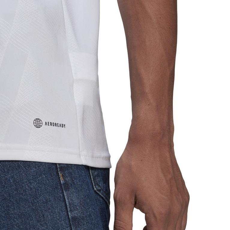 Blanc - adidas - plain t-shirt Grigio - 8