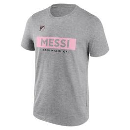 MLS Messi Inter Miami Block T Shirt Adults